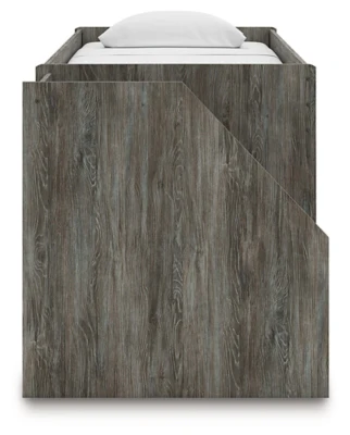 Frandern Loft Bed with Bookcase Storage - Image 14