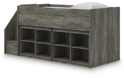 Frandern Loft Bed with Bookcase Storage - Image 17