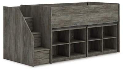 Frandern Loft Bed with Bookcase Storage - Image 18