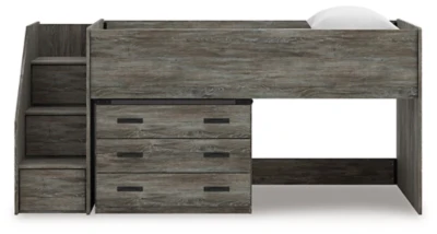 Frandern Loft Bed with Drawer Storage - Image 12