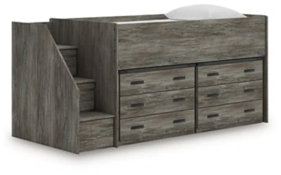 Frandern Loft Bed with Drawer Storage - Image 16