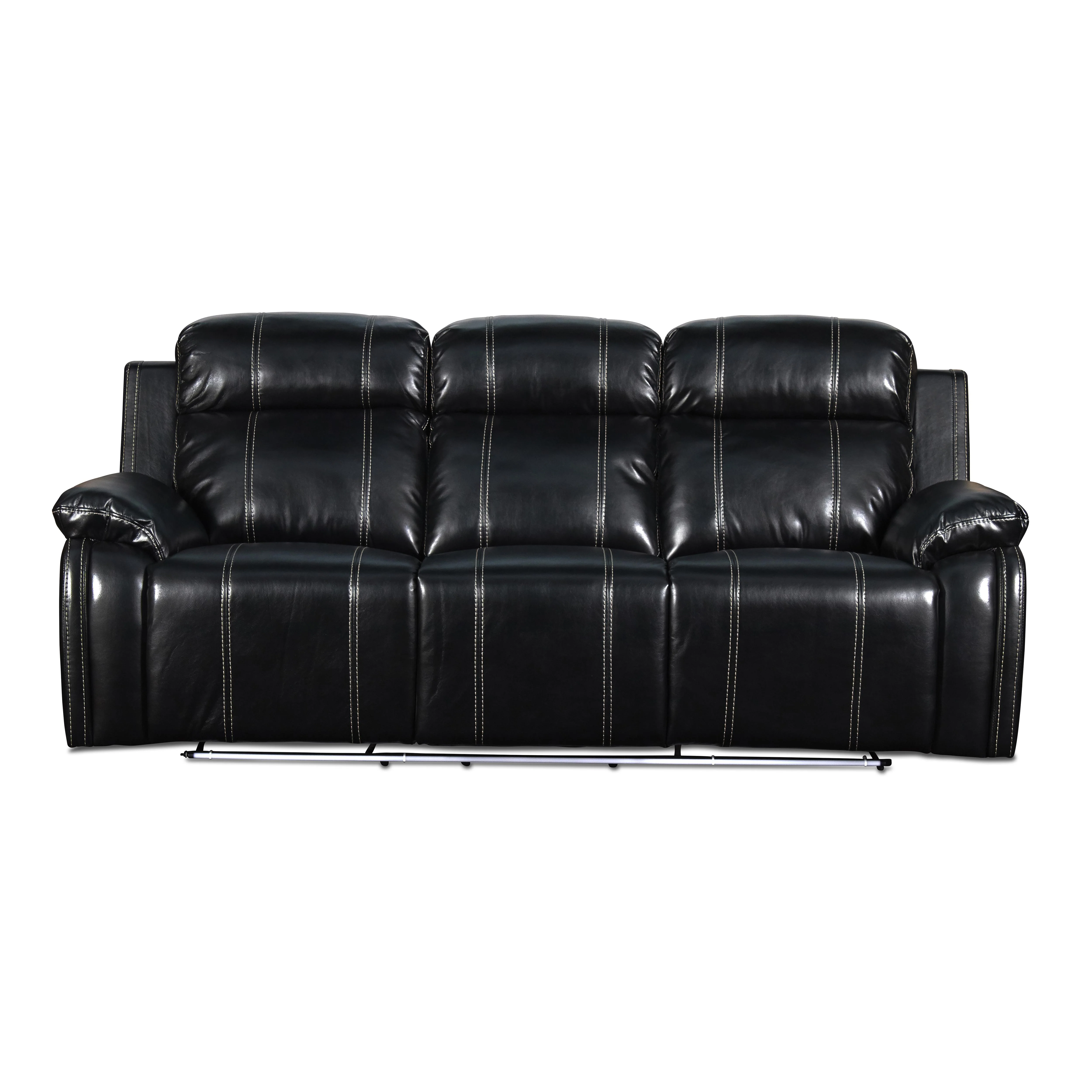 FUSION DUAL RECLINER SOFA W/PWR FTRST-EBONY - Image 2