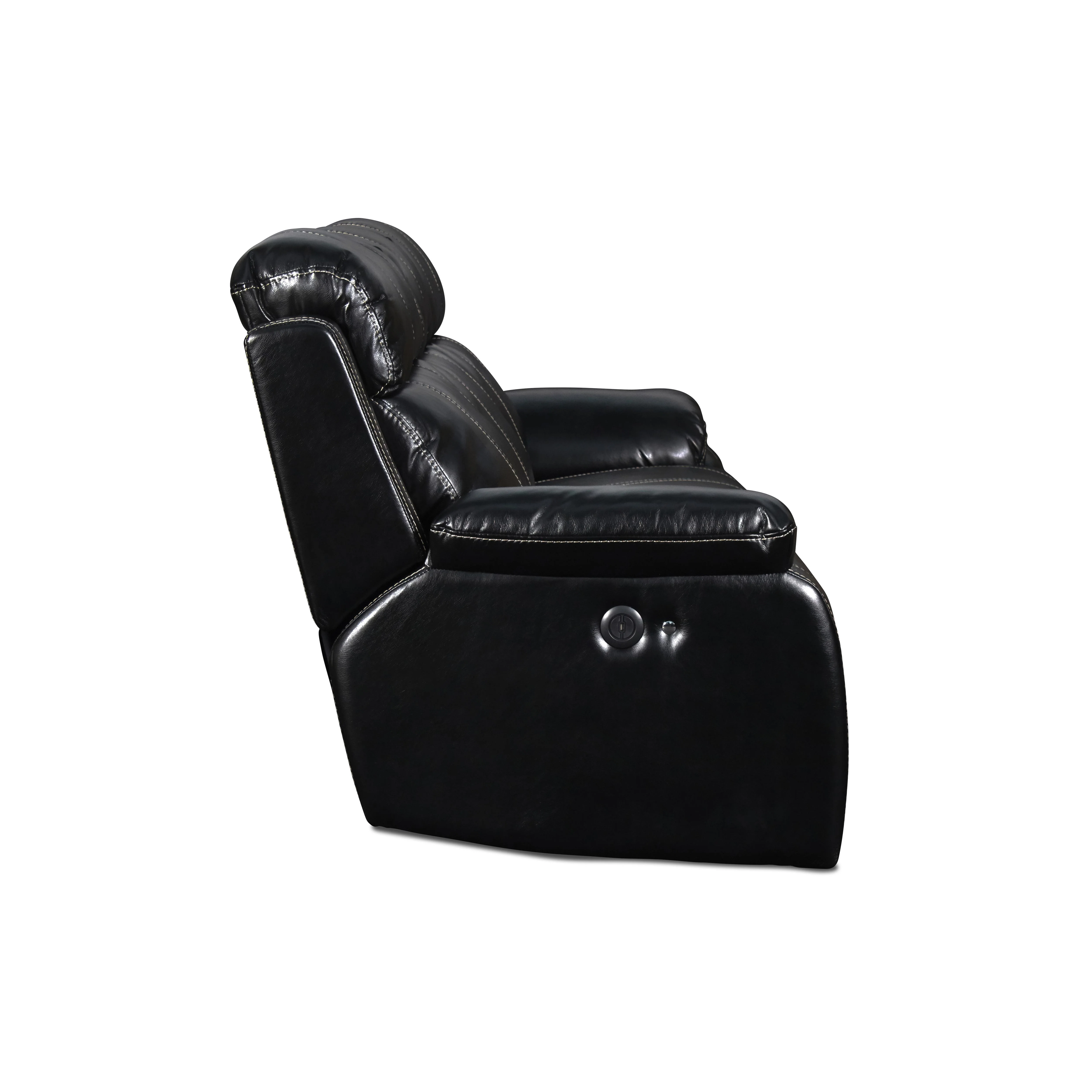 FUSION DUAL RECLINER SOFA W/PWR FTRST-EBONY - Image 3