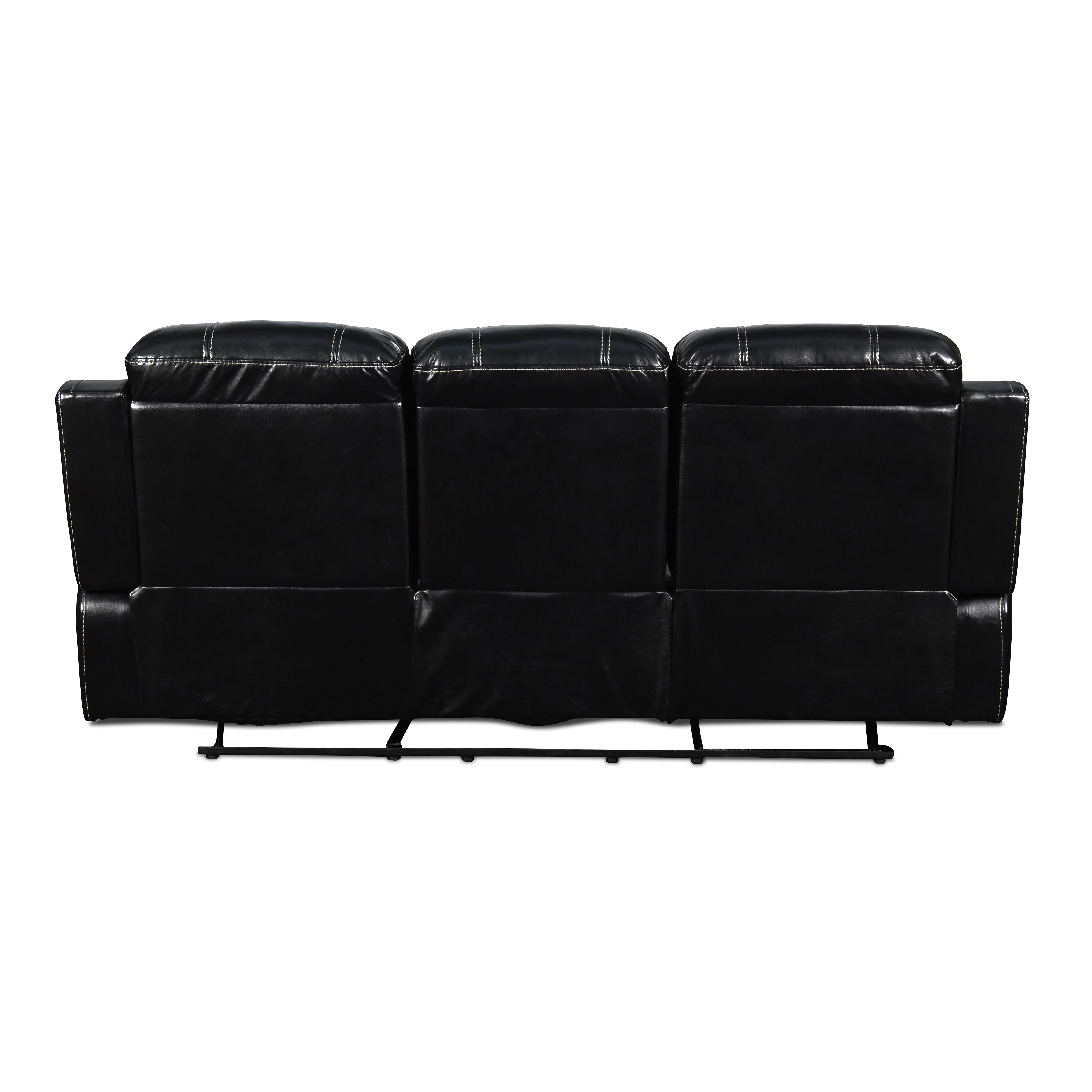FUSION DUAL RECLINER SOFA W/PWR FTRST-EBONY - Image 8