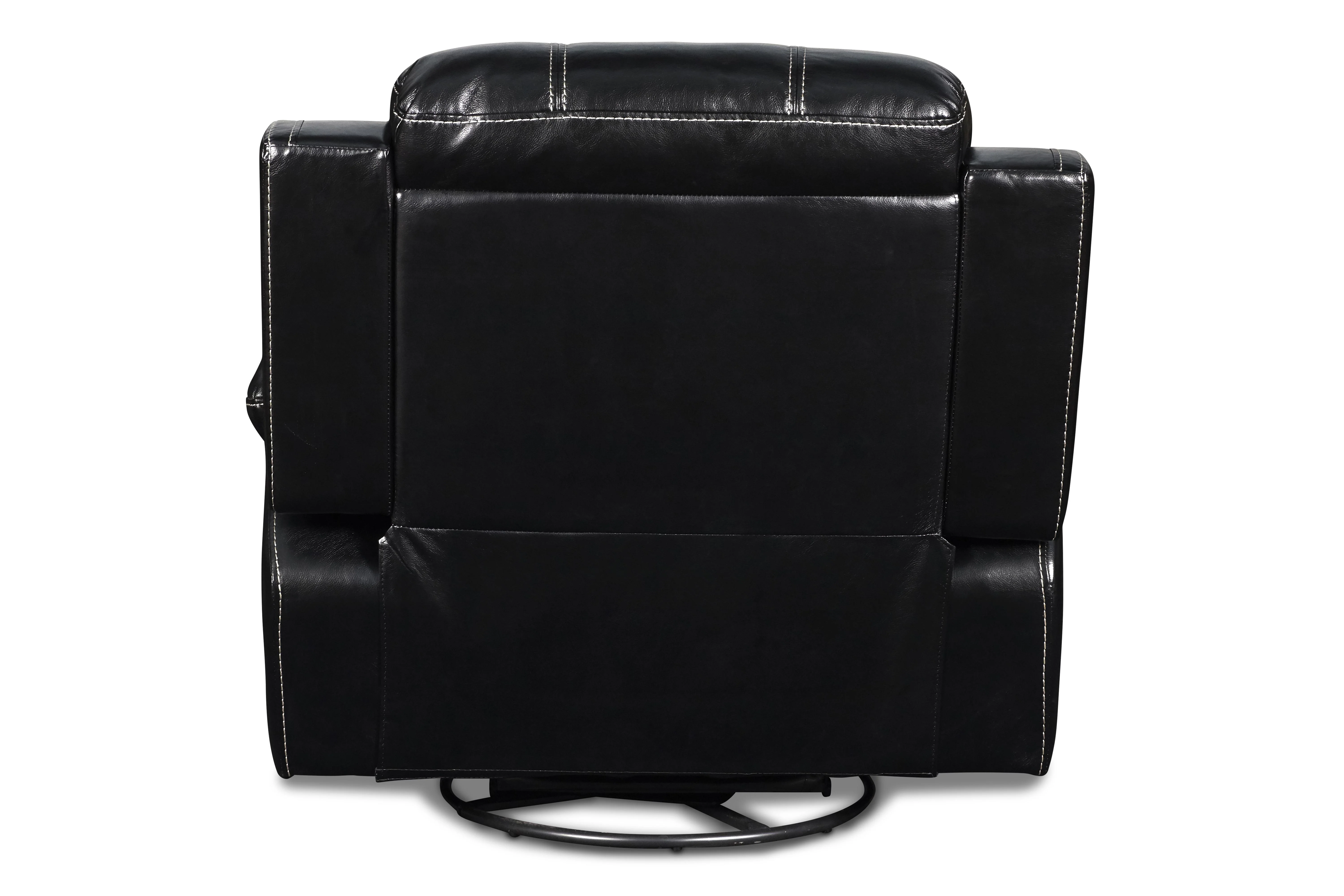 FUSION SWIVEL GLIDER RECLINER W/PWR FTRST-EBONY - Image 7