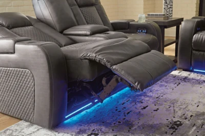 Fyne-Dyme Power Reclining Loveseat with Console - Image 14