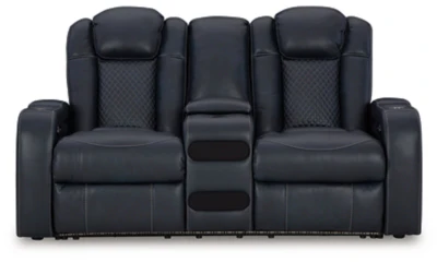 Fyne-Dyme Power Reclining Loveseat with Console - Image 18