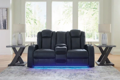 Fyne-Dyme Power Reclining Loveseat with Console - Image 19
