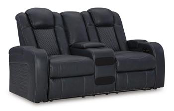 Fyne-Dyme Power Reclining Loveseat with Console - Image 20