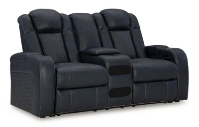 Fyne-Dyme Power Reclining Loveseat with Console - Image 22