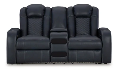 Fyne-Dyme Power Reclining Loveseat with Console - Image 25