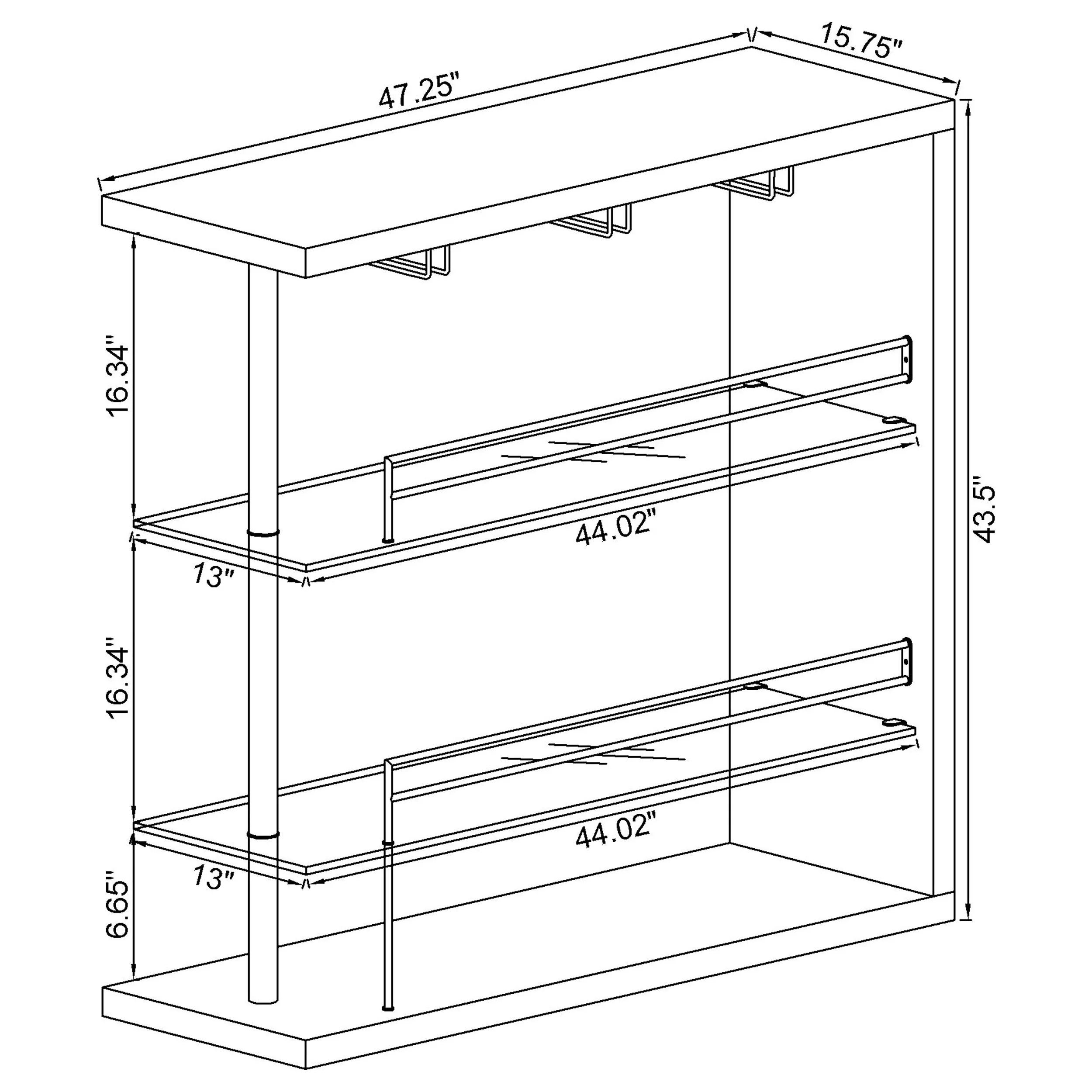 Prescott Bar Shelf - Image 9