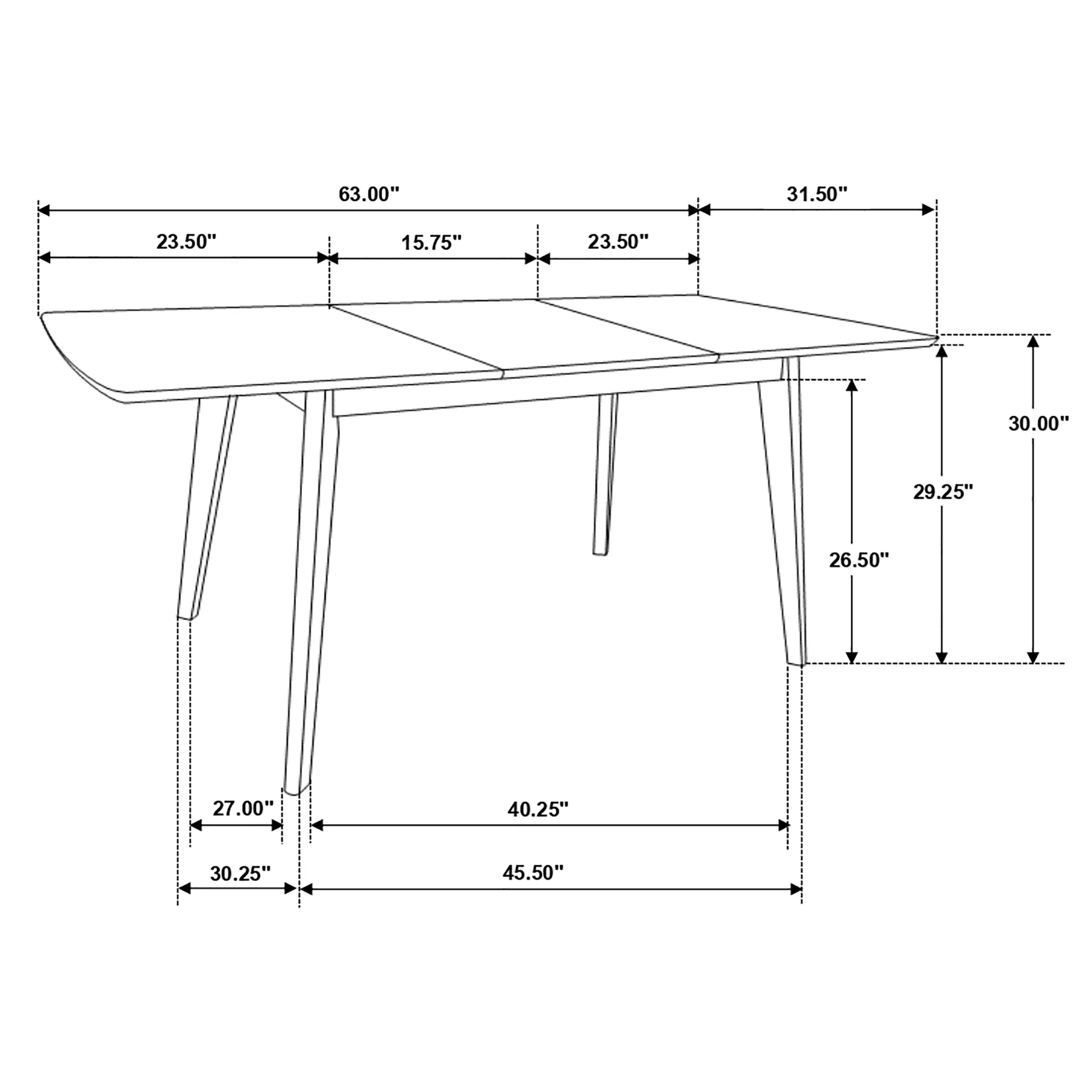 Alfredo Extension Dining Table - Image 7