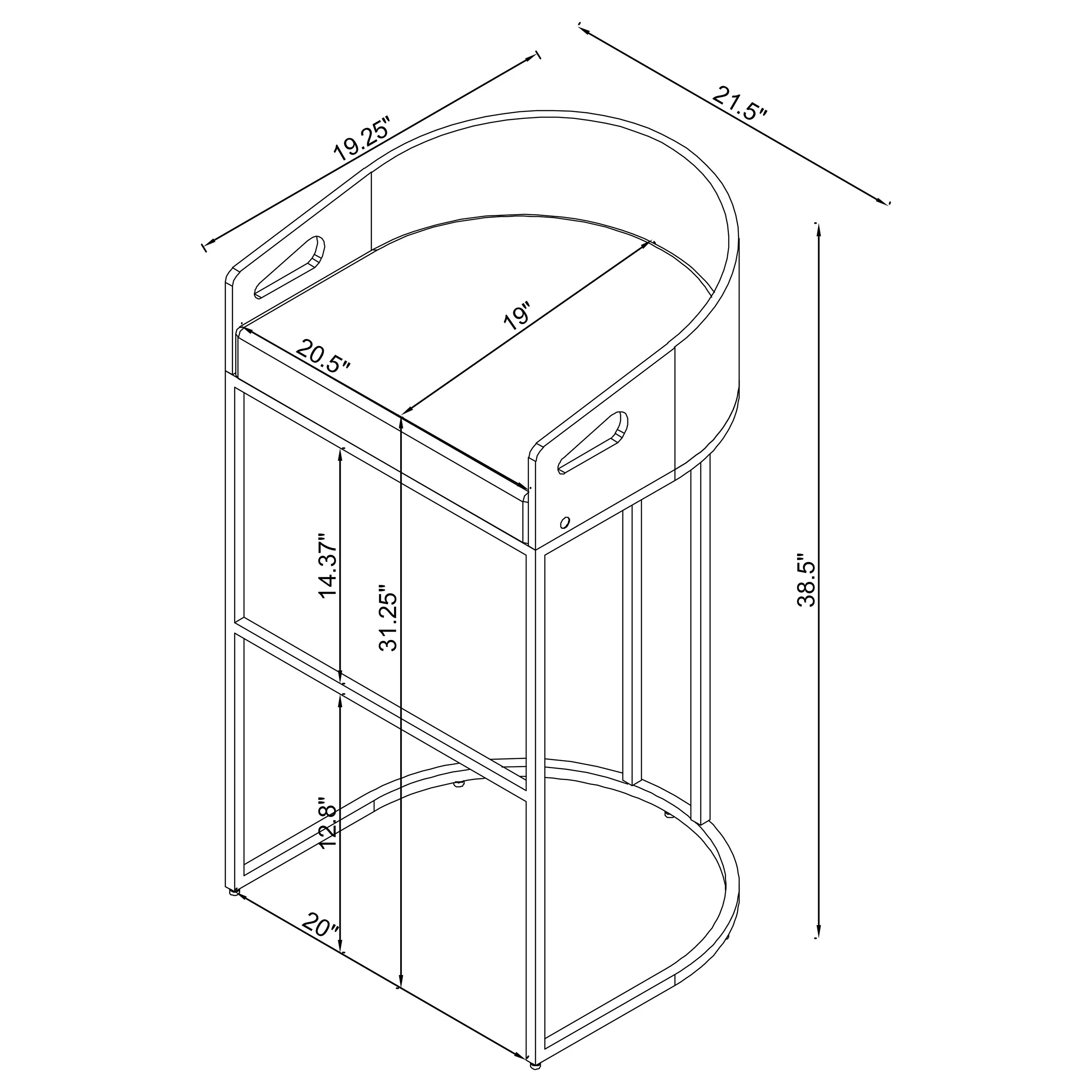 Thermosolis Bar Chair - Image 12