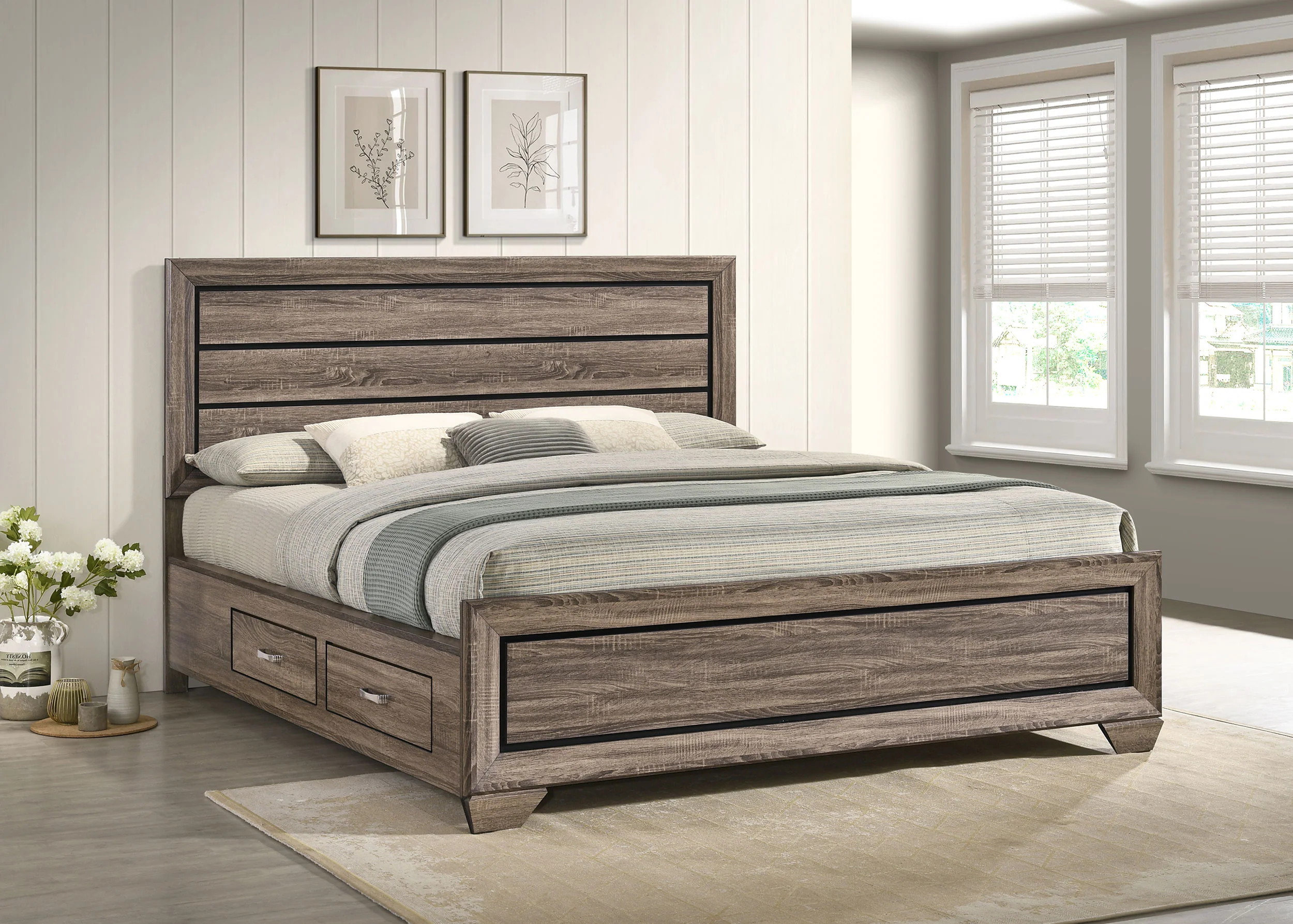 Kauffman Panel Platform Storage Bed - Image 32
