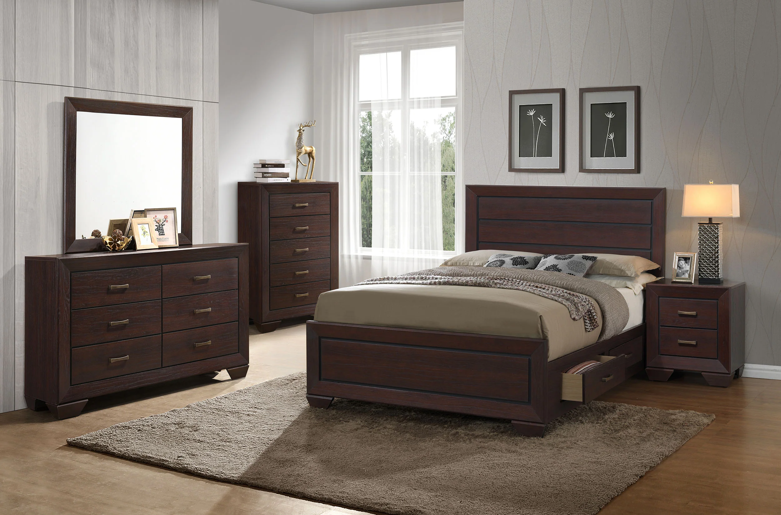 Kauffman Panel Platform Storage Bed - Image 87
