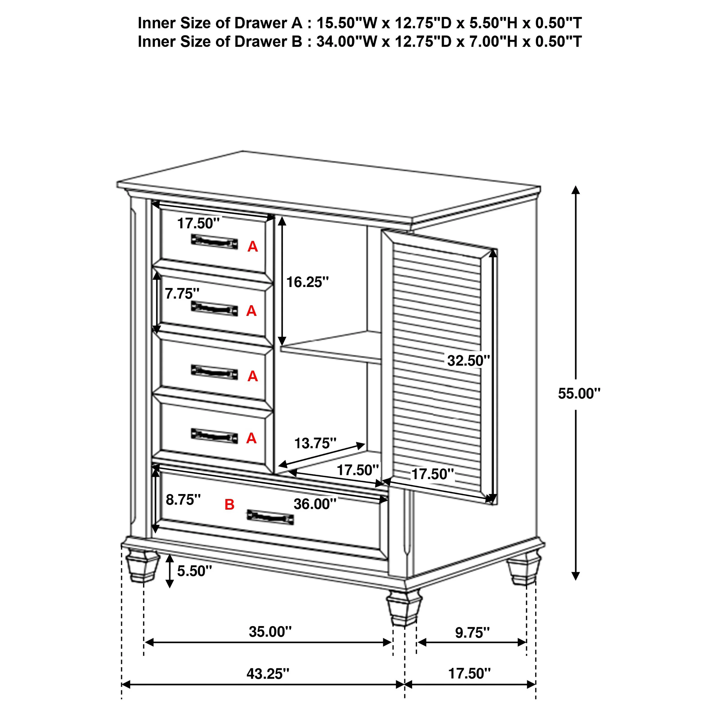 Franco Door Chest - Image 3