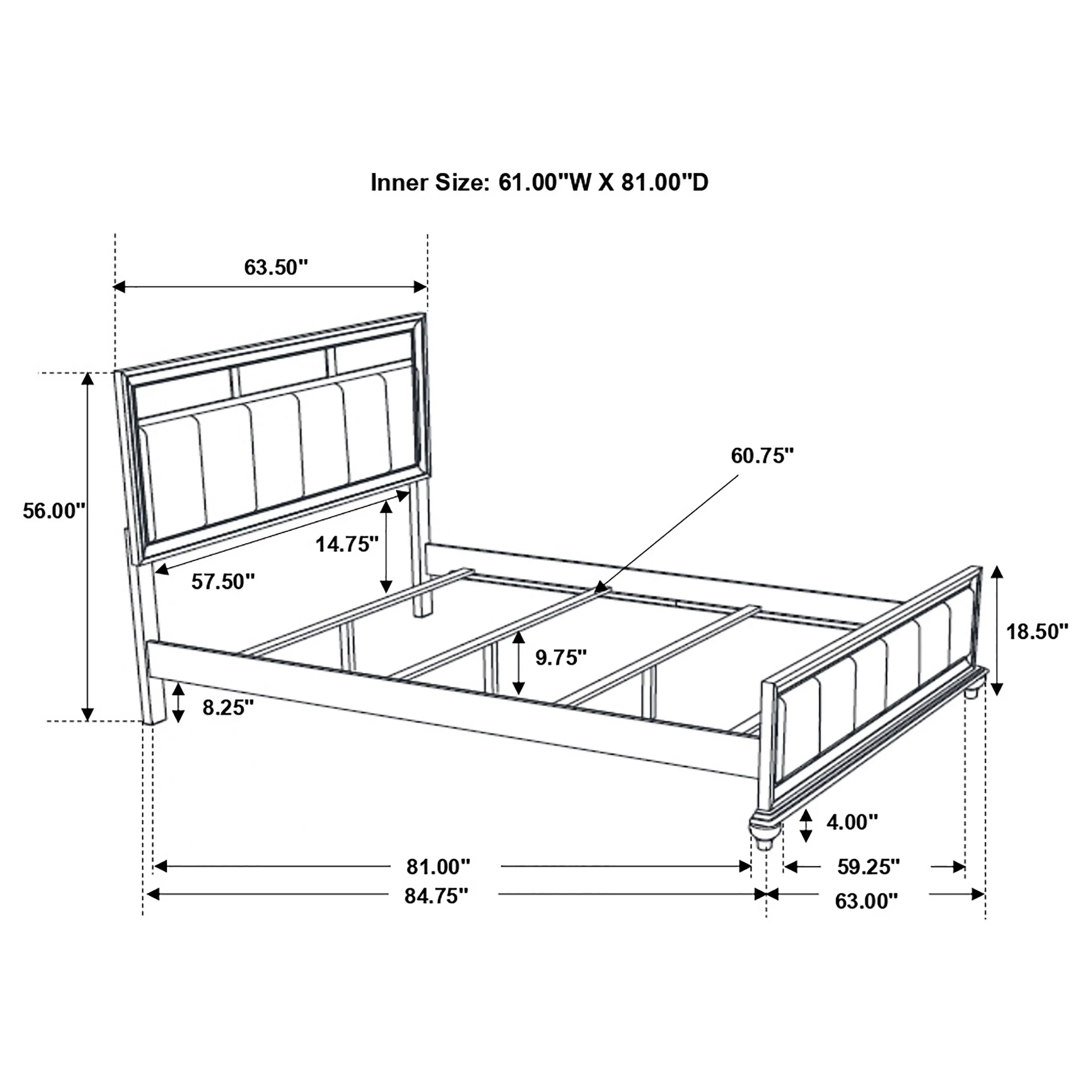 Barzini Panel Bed - Image 11