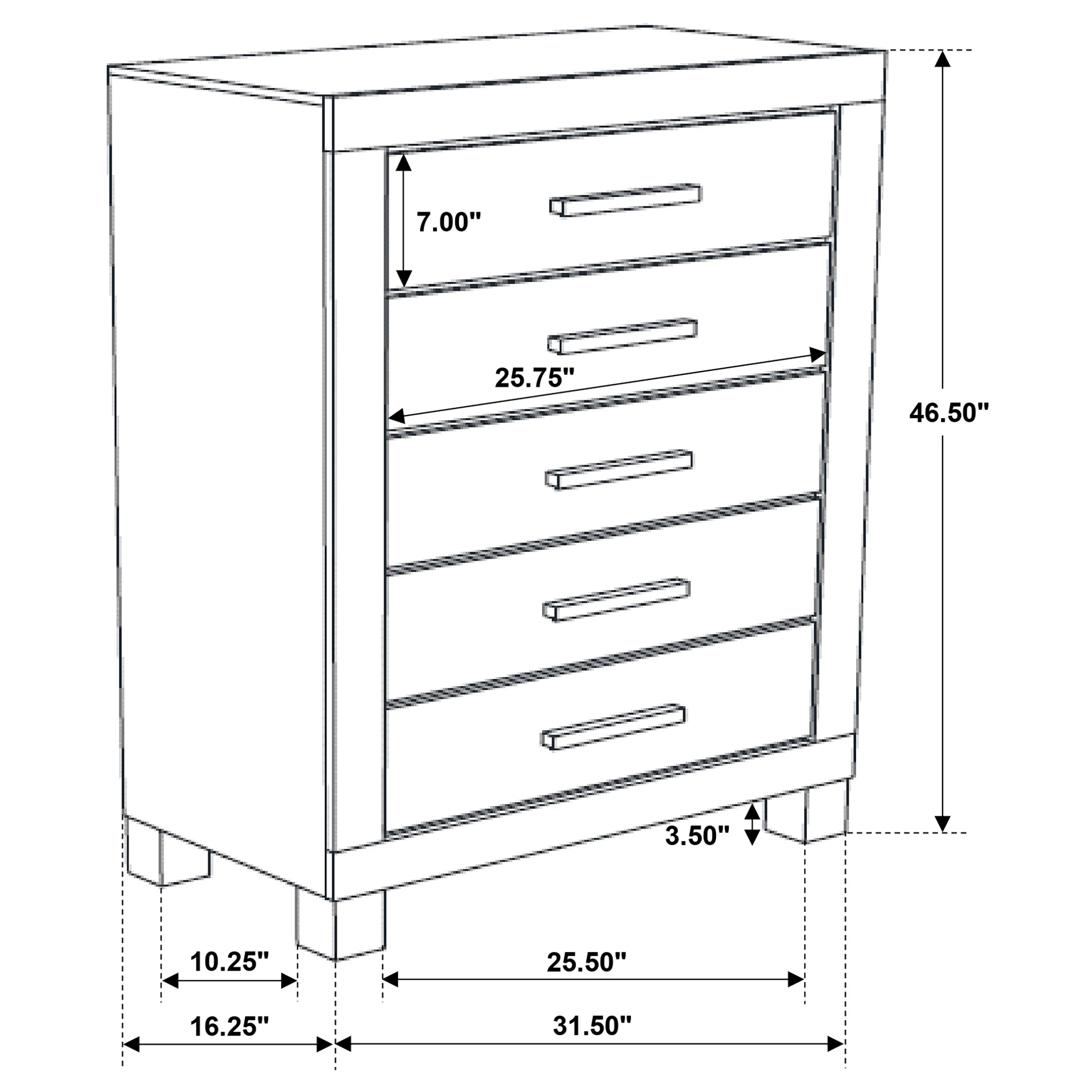 Woodmont Chest of Drawers - Image 11