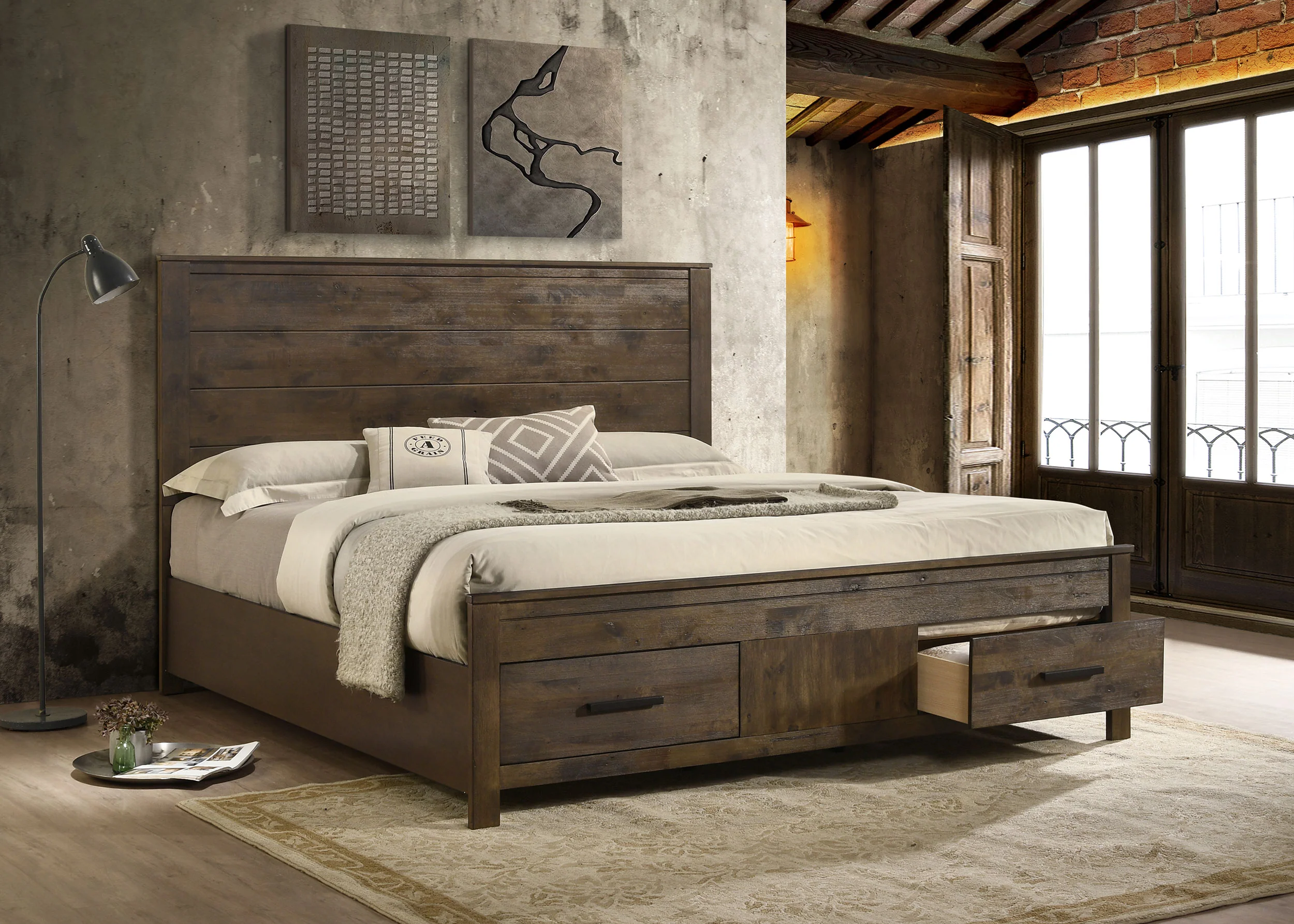 Woodmont Panel Platform Storage Bed - Image 11