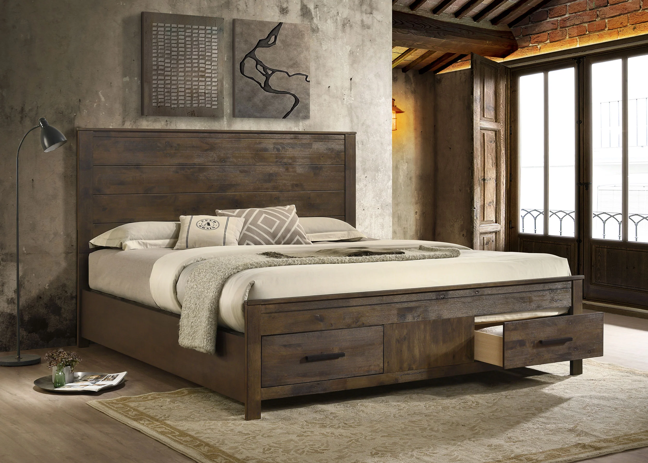 Woodmont Panel Platform Storage Bed - Image 20