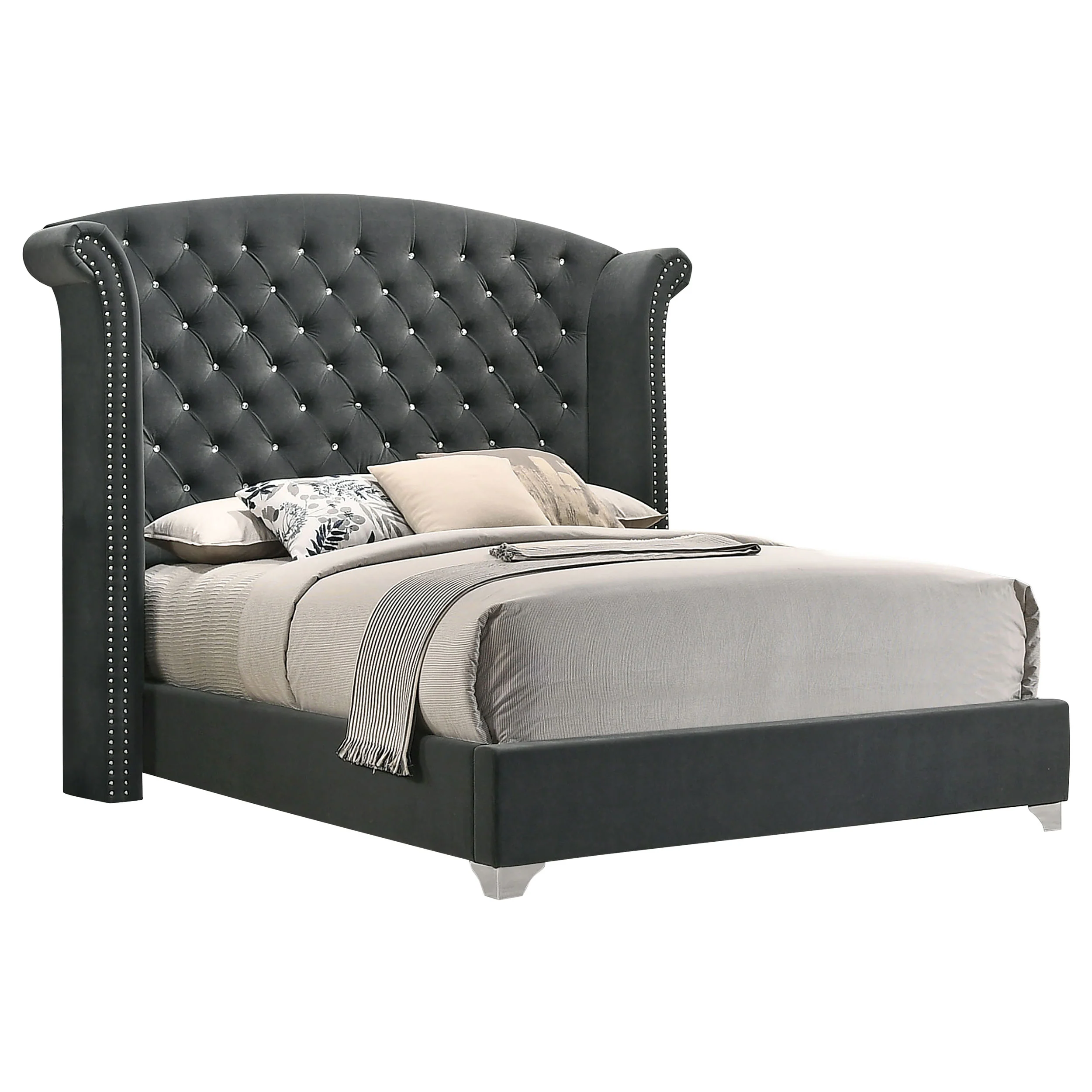 Melody Wingback Bed - Image 7