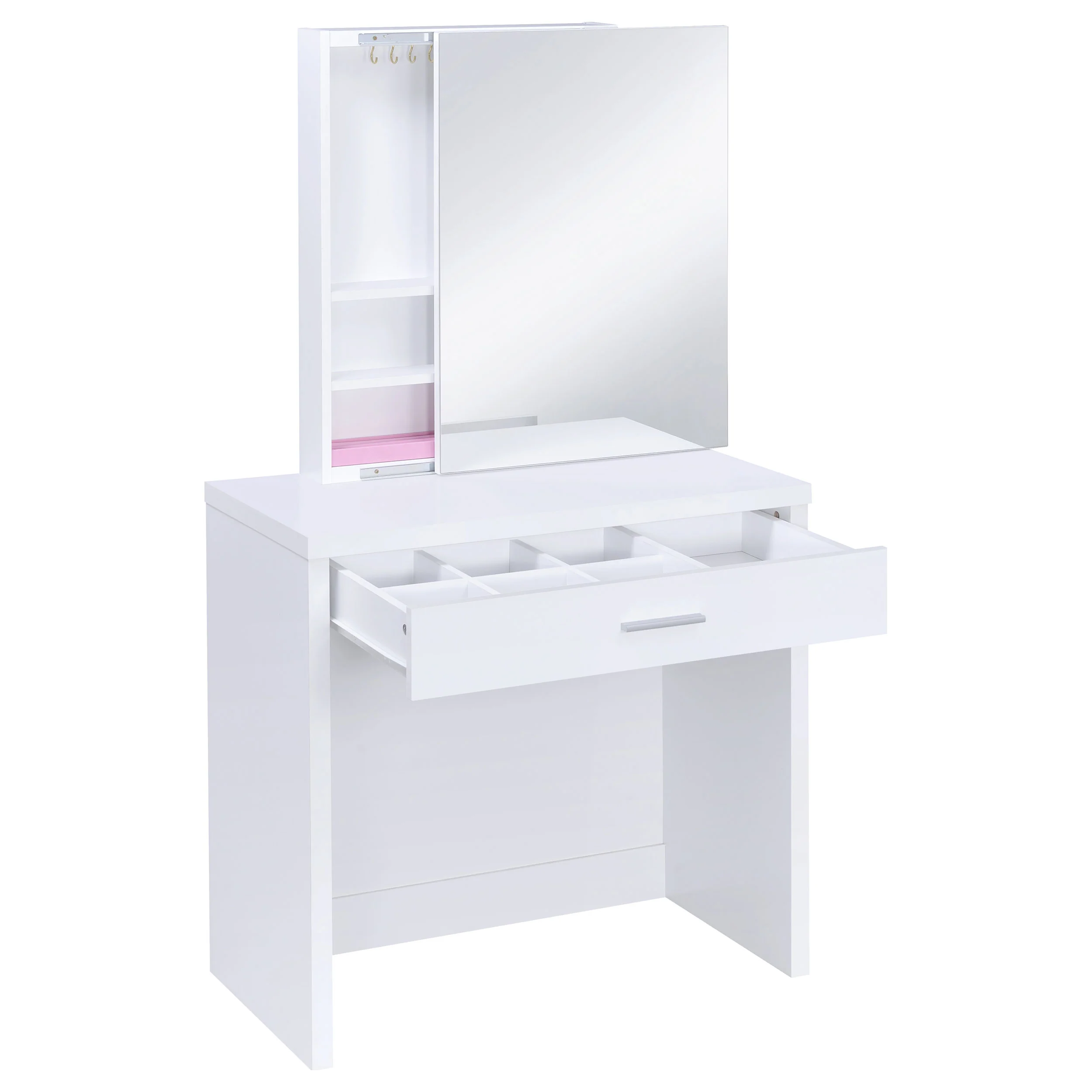 Harvey Makeup Vanity Table with Mirror and Stool - Image 5