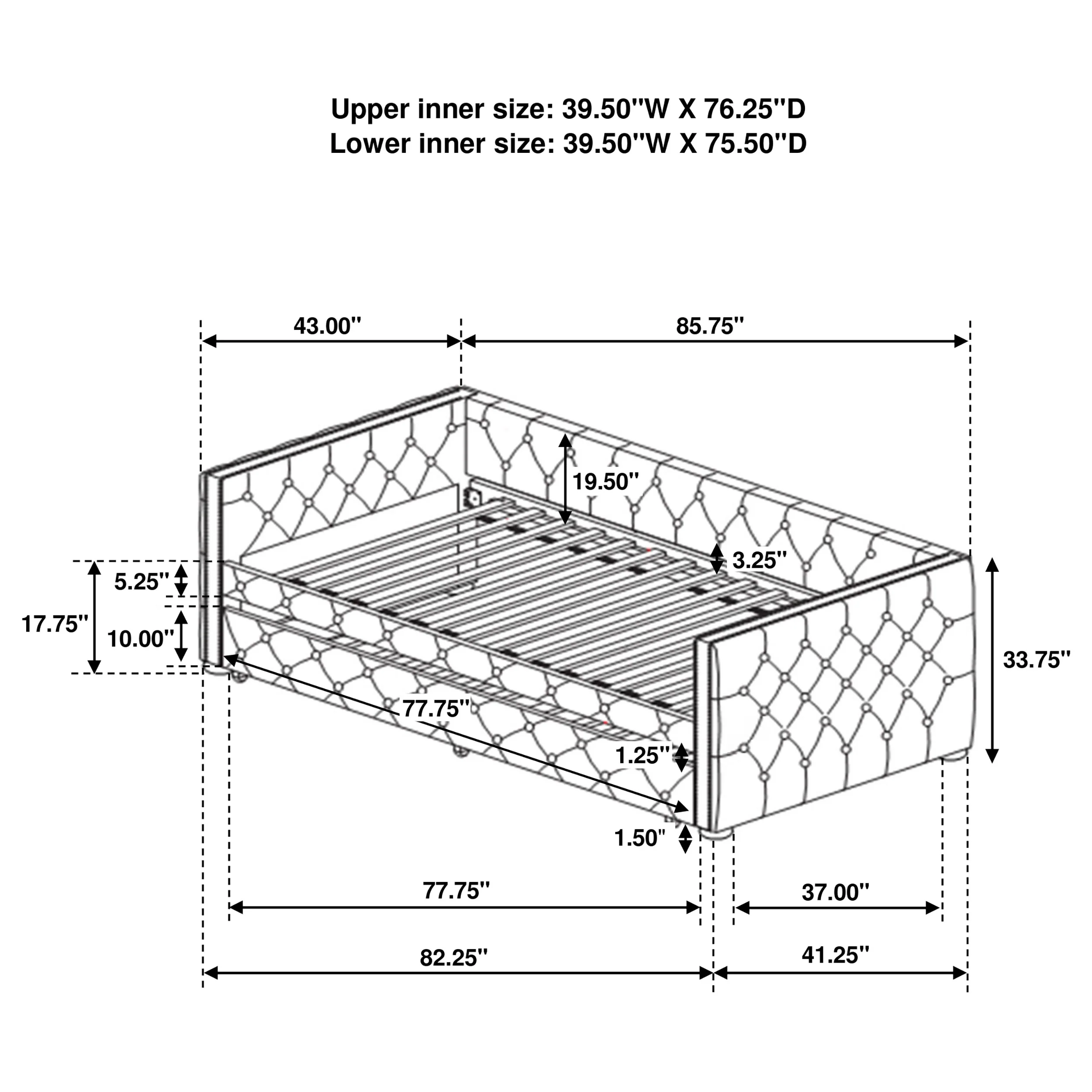 Mockern Daybed with Trundle - Image 7