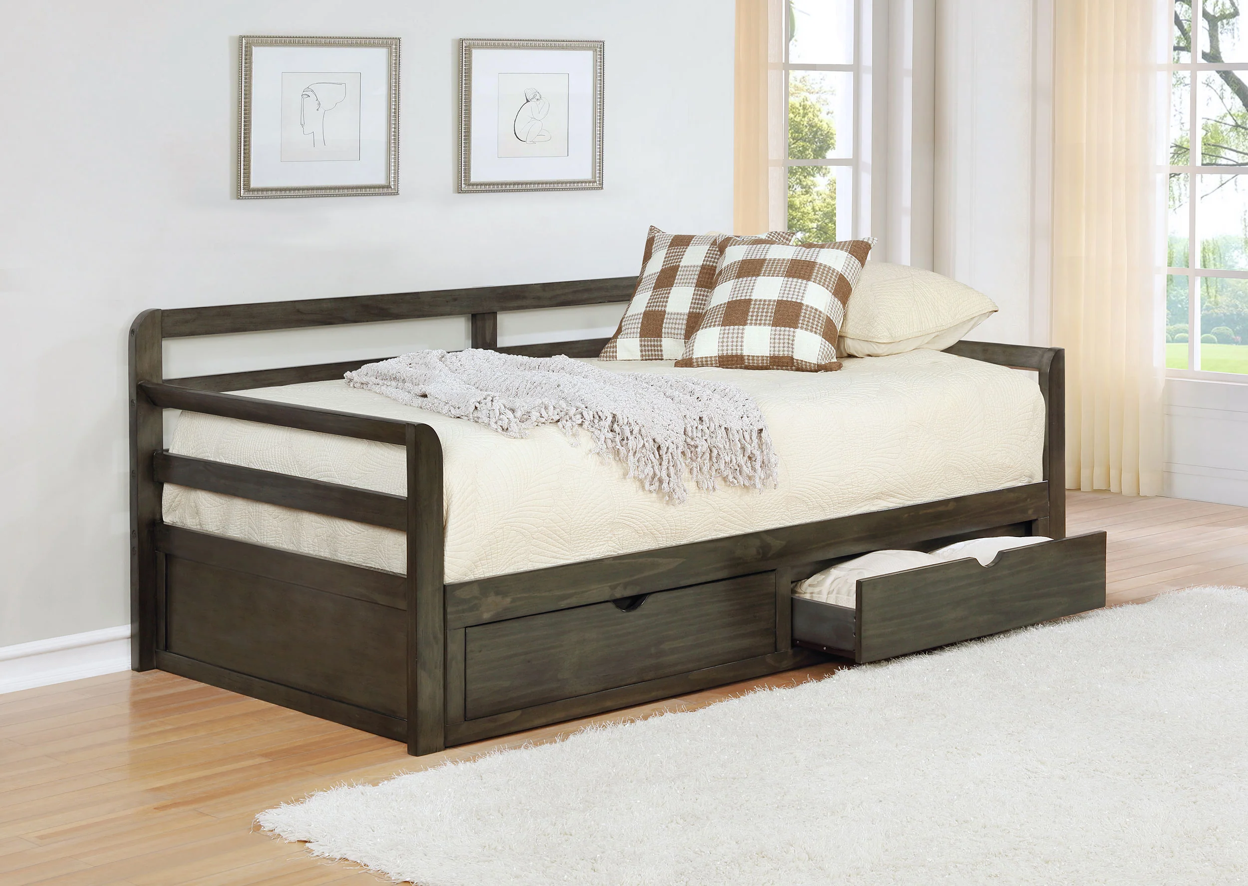Sorrento Extension Daybed with Drawers - Image 2