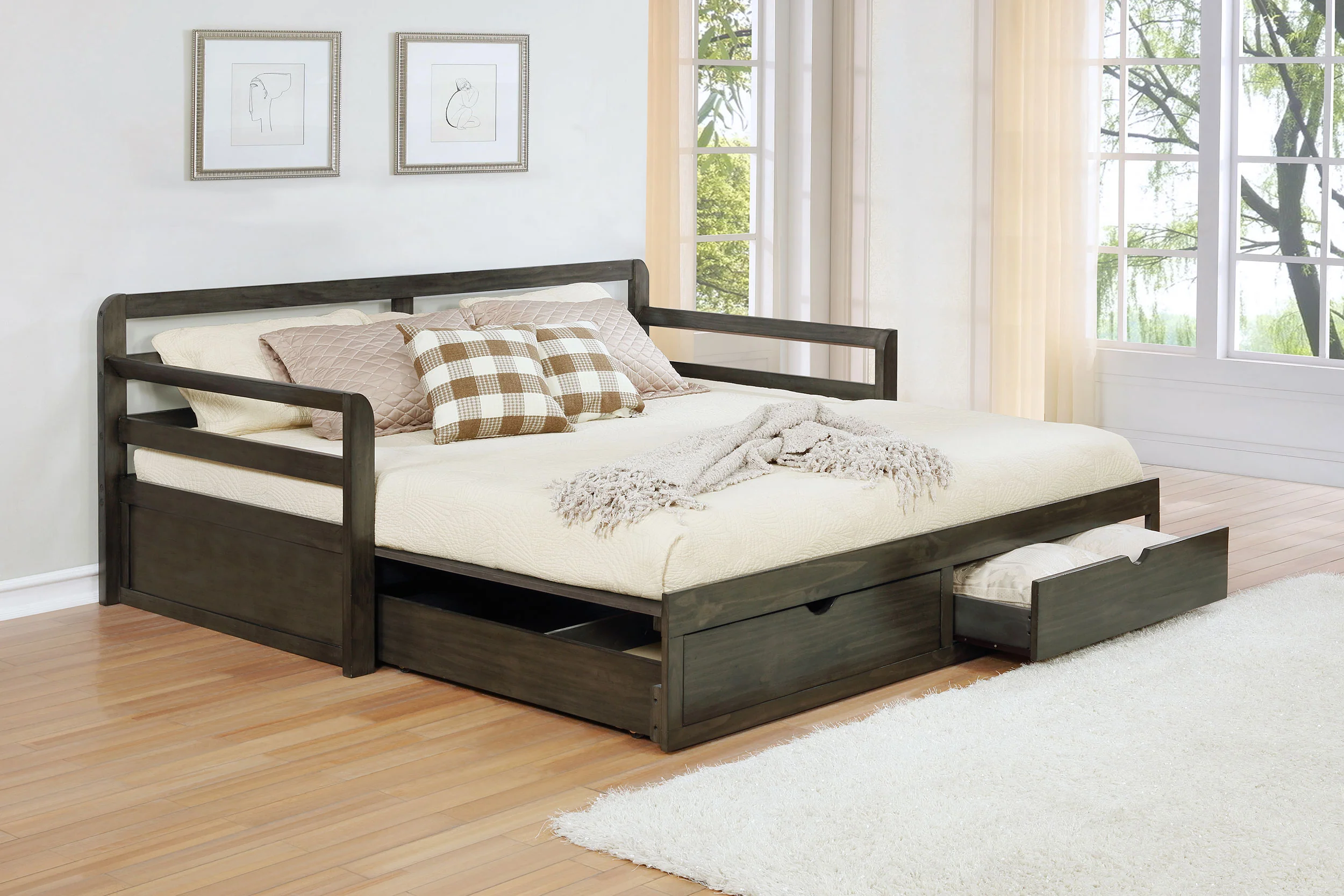 Sorrento Extension Daybed with Drawers - Image 3