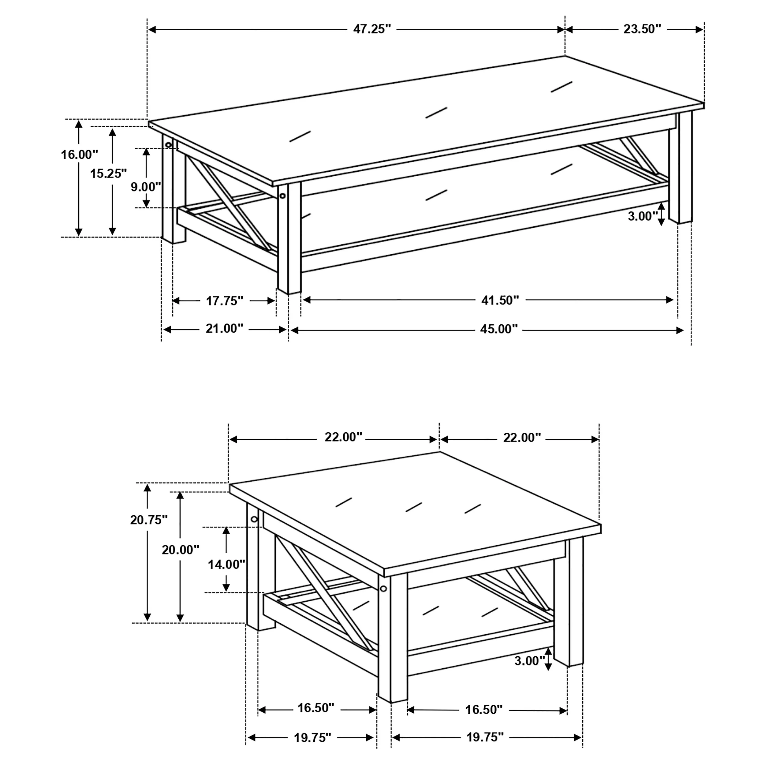 Rachelle Coffee Table Set - Image 12