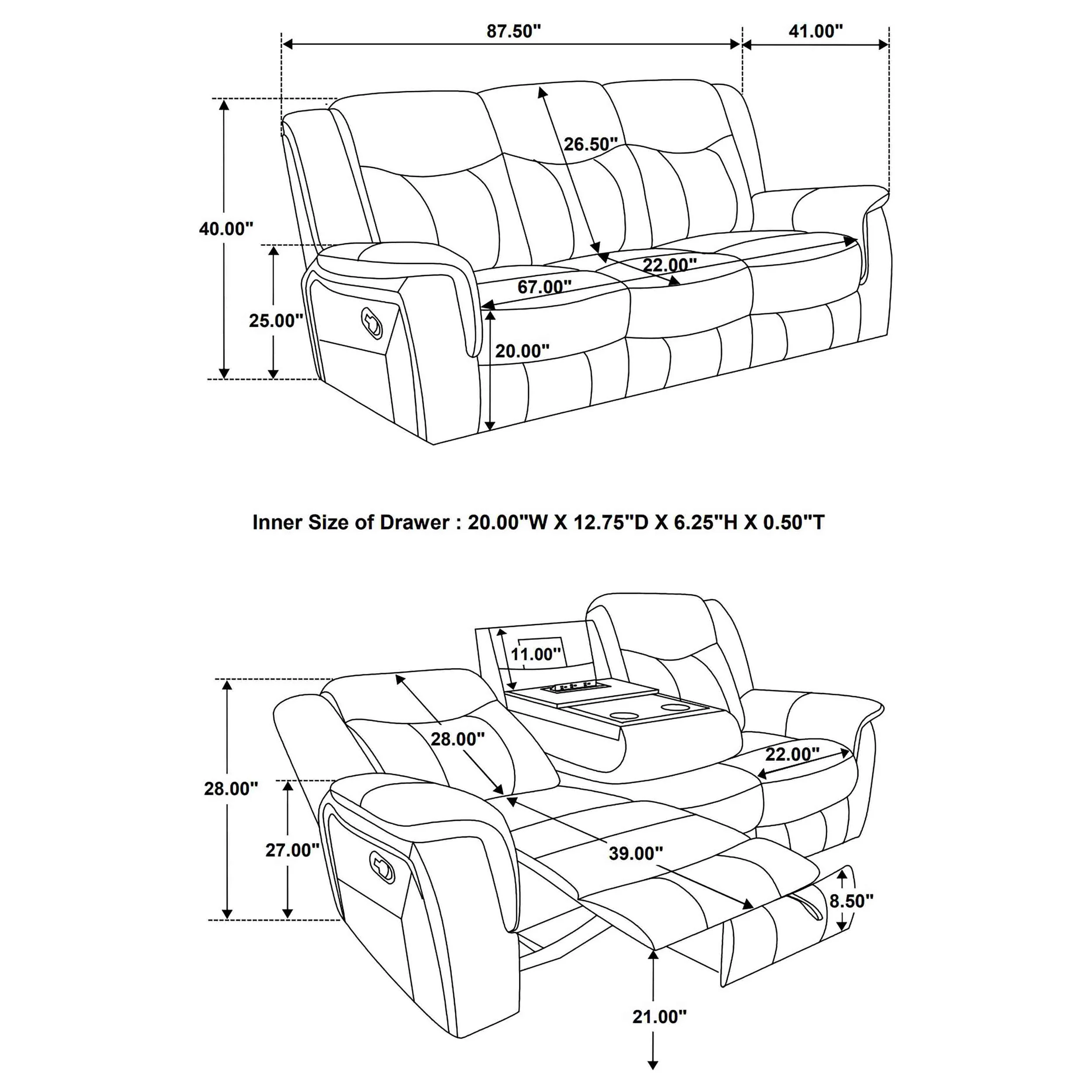 Conrad Reclining Sofa Set - Image 34