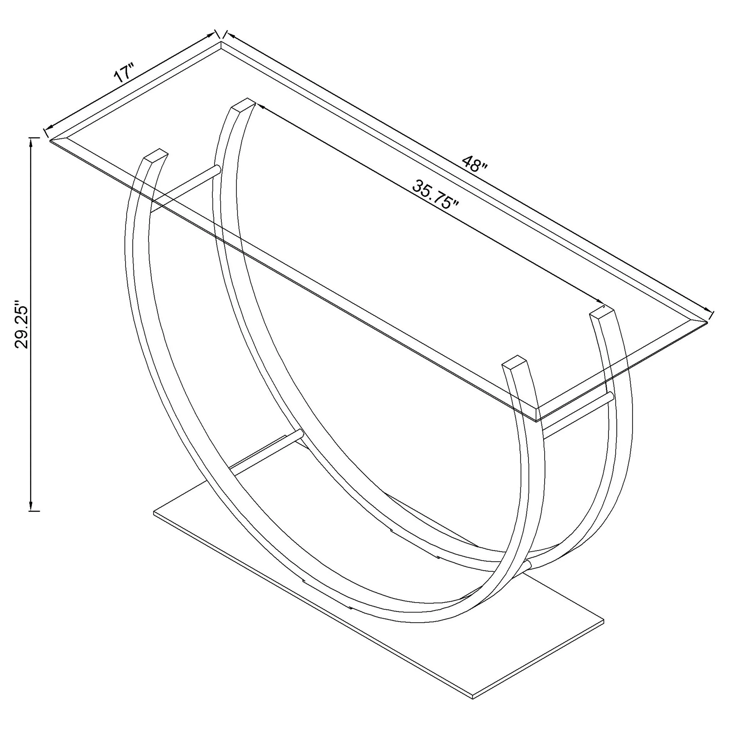 Danville Console Table - Image 6