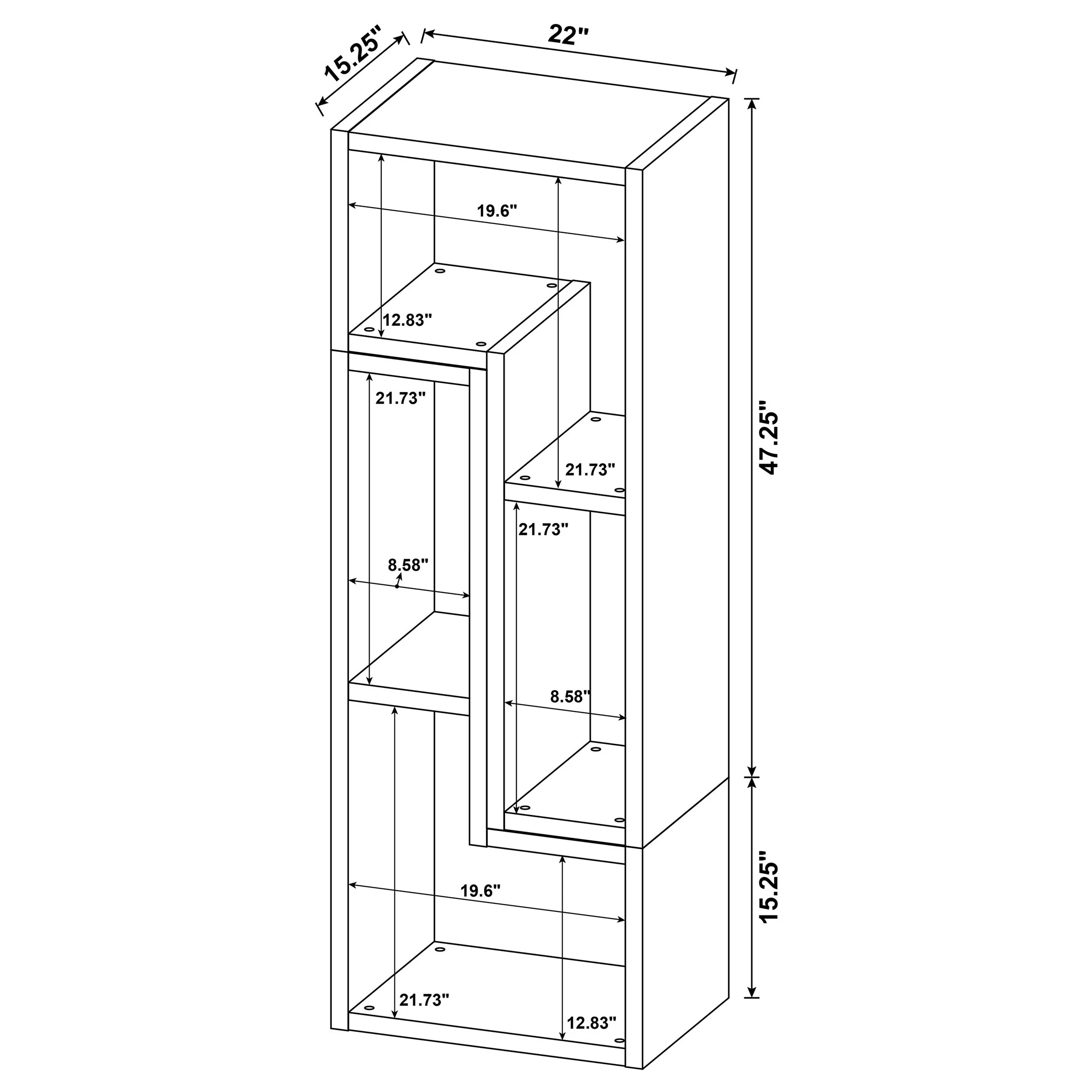 Velma Bookshelf Console - Image 19