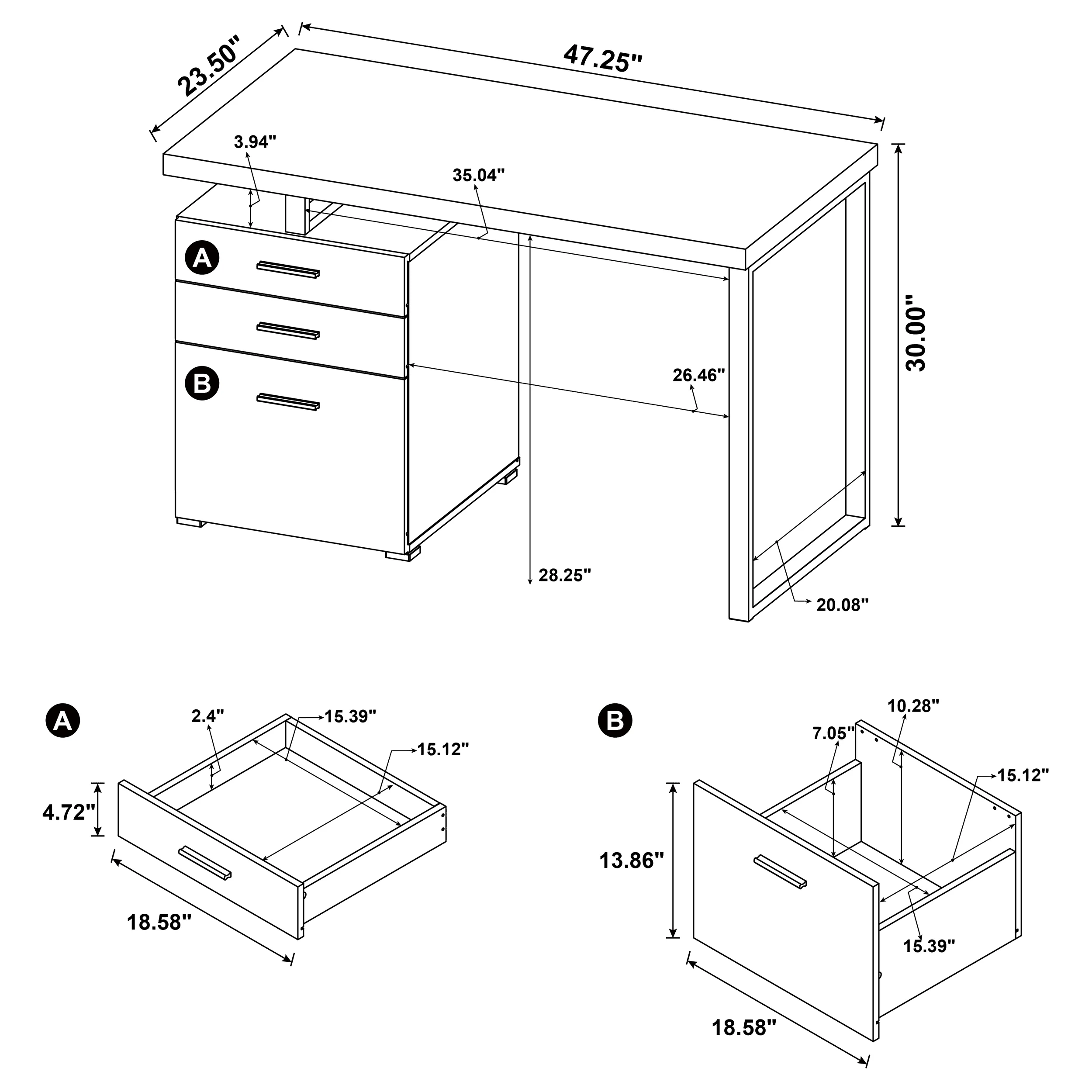 Brennan Computer Desk - Image 22