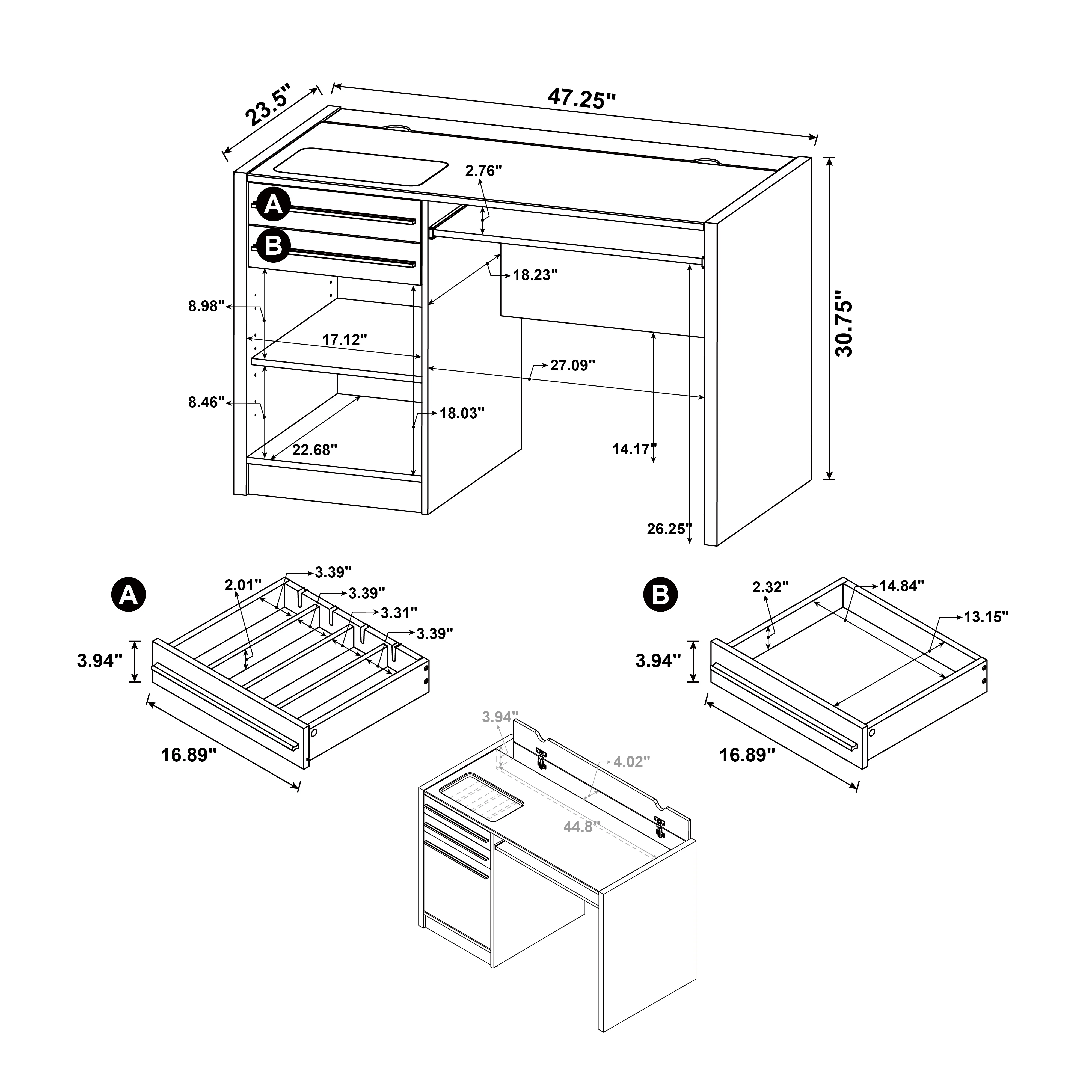 Halston Computer Desk - Image 24