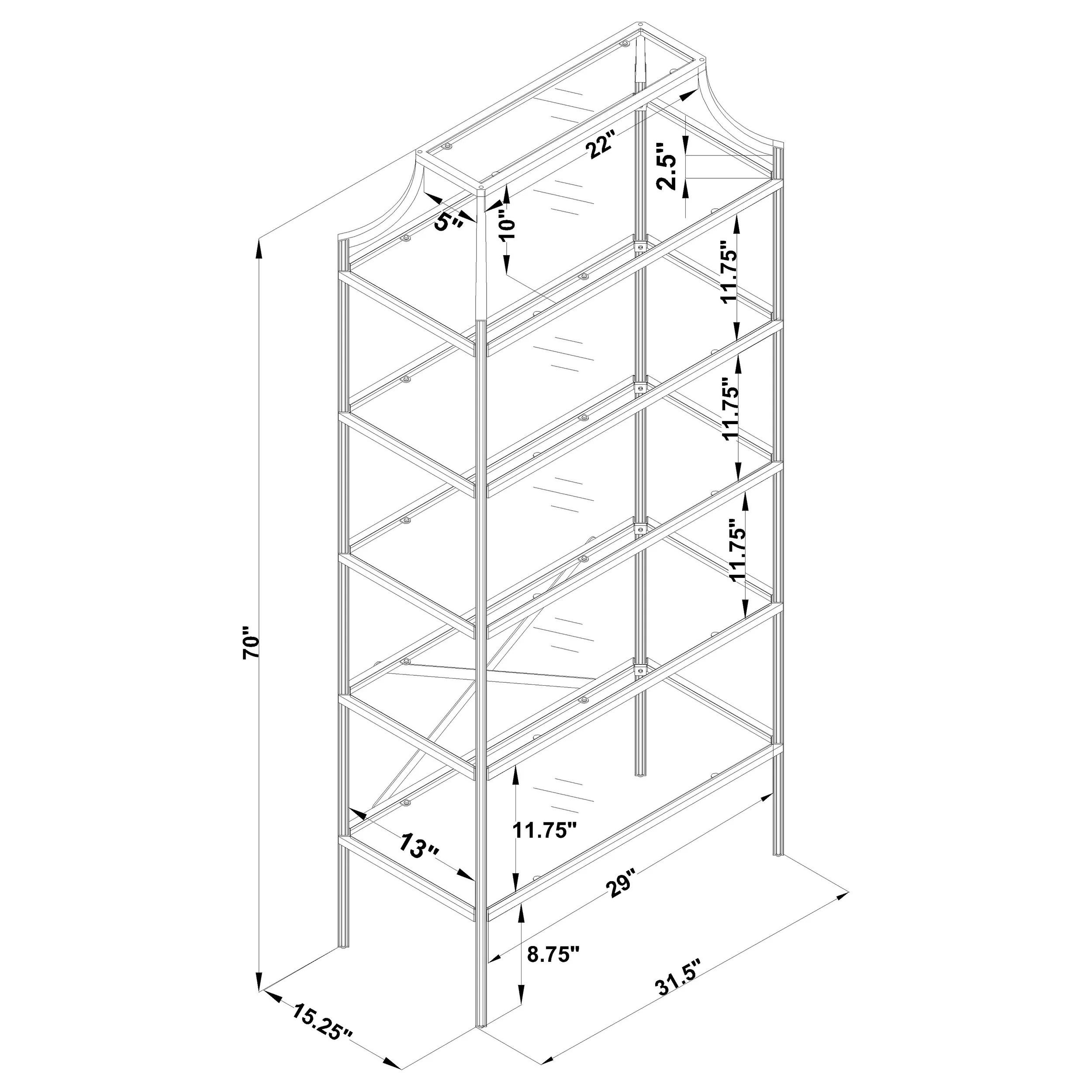 Serena Bookshelf - Image 11