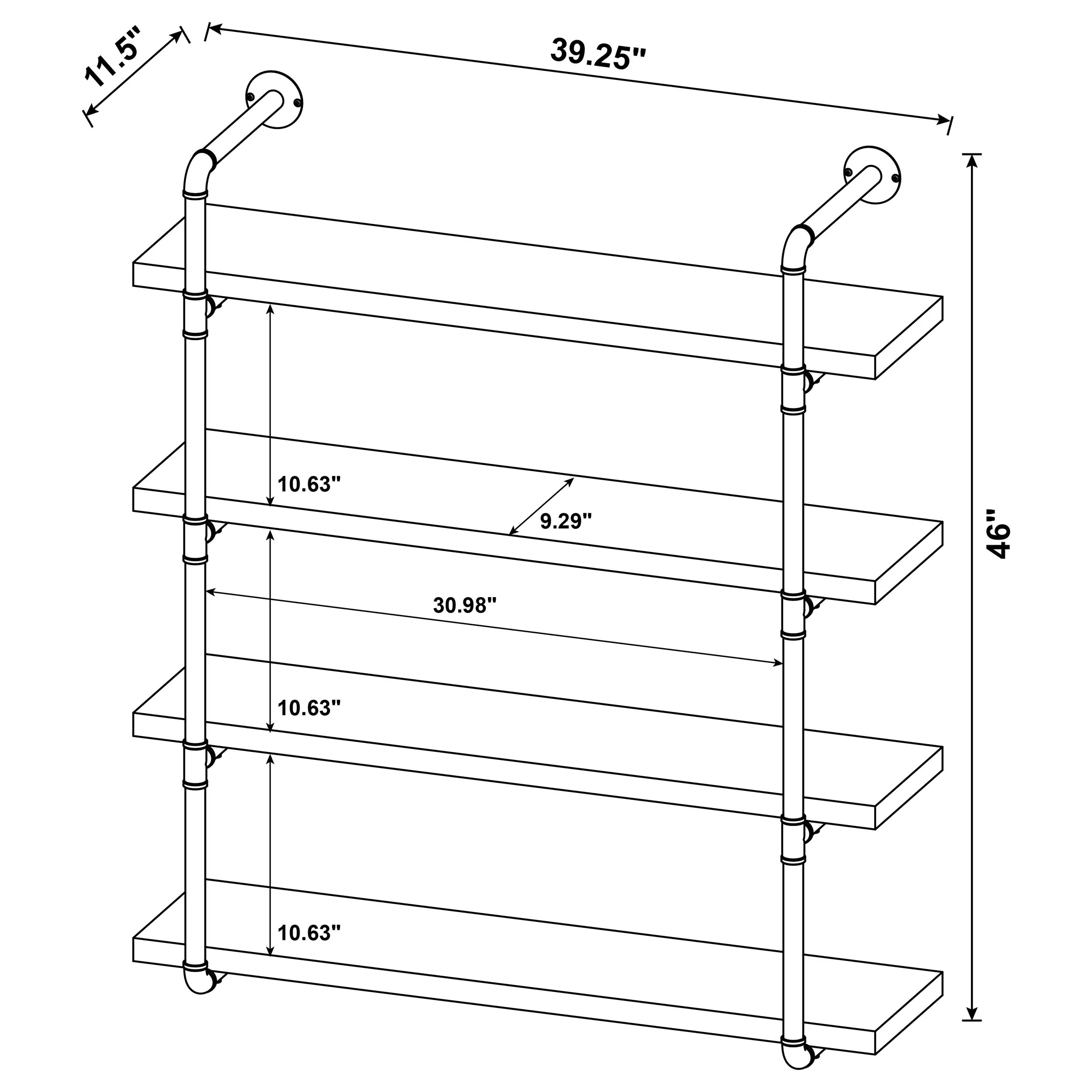 Elmcrest Wall Shelf - Image 30