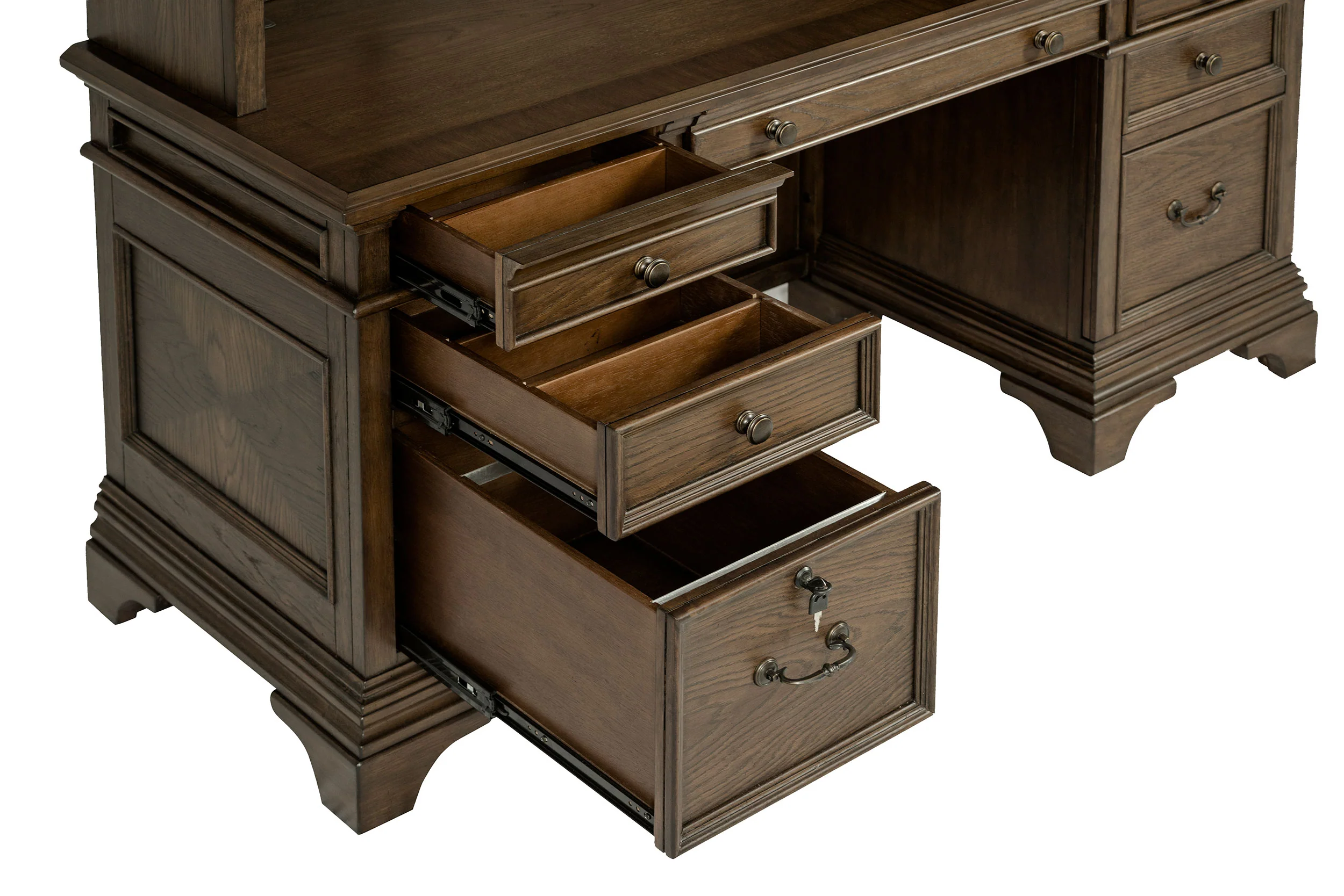 Hartshill Credenza Desk with Hutch - Image 11