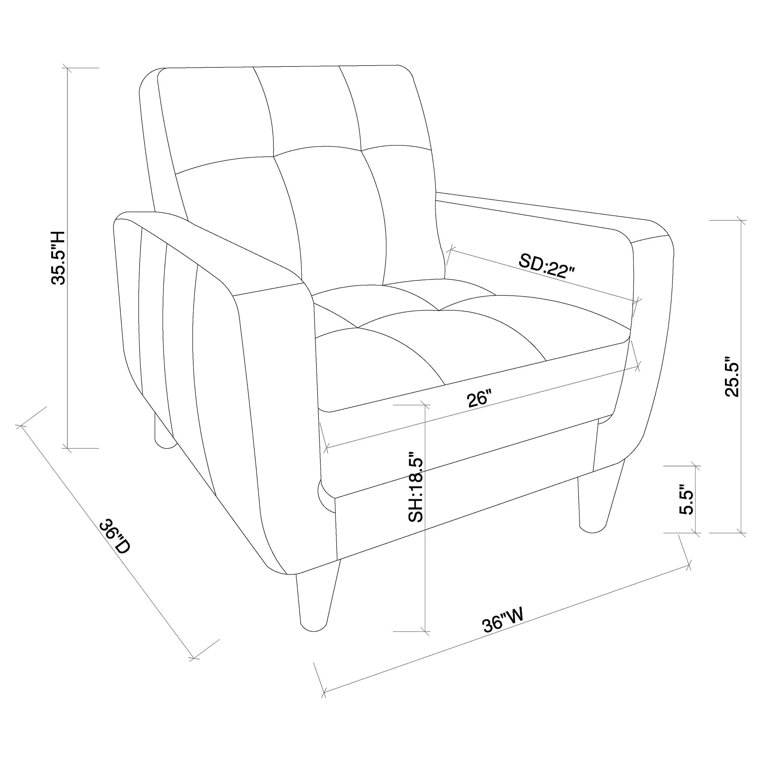 Aaron Accent Chair - Image 4