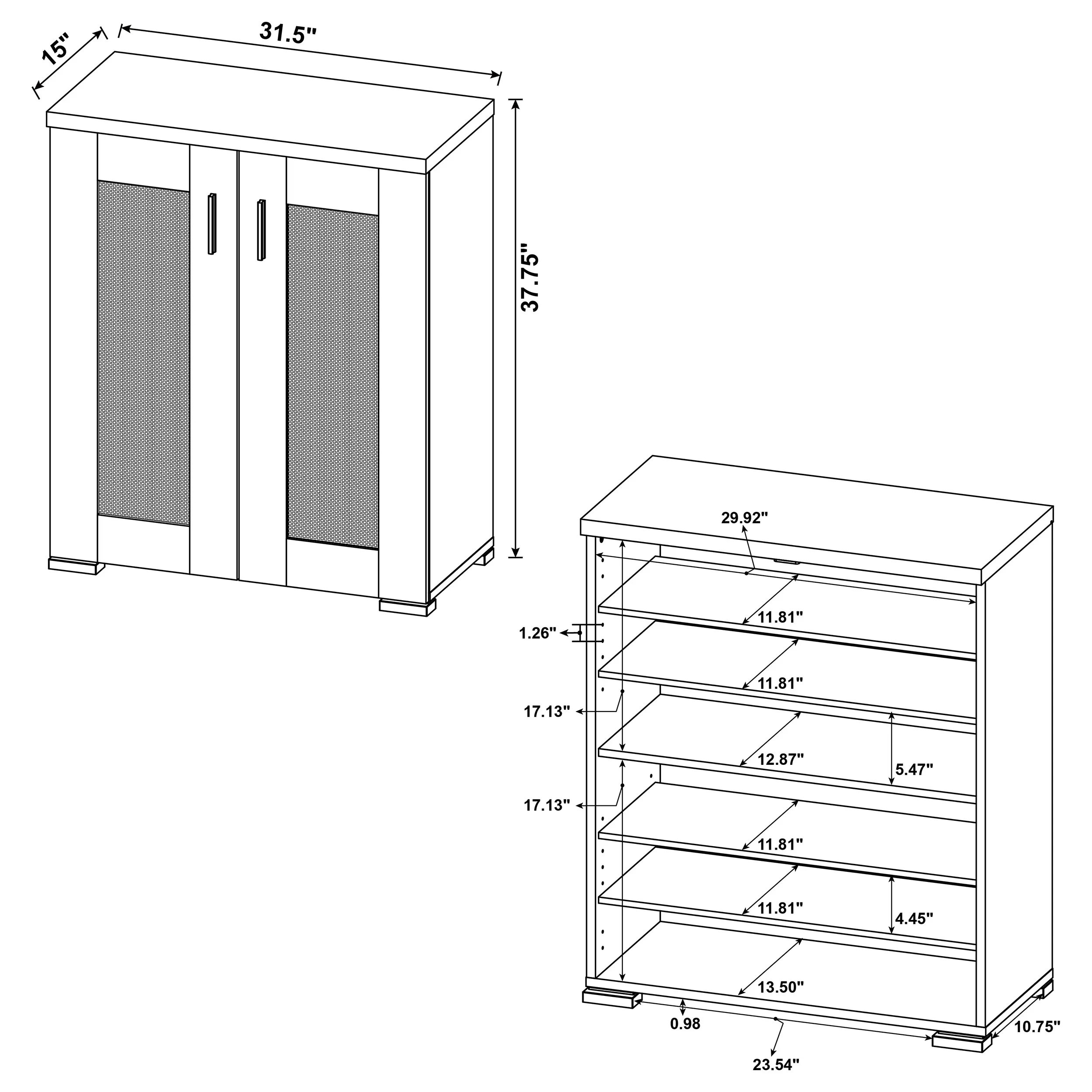 Bristol Shoe Cabinet - Image 17