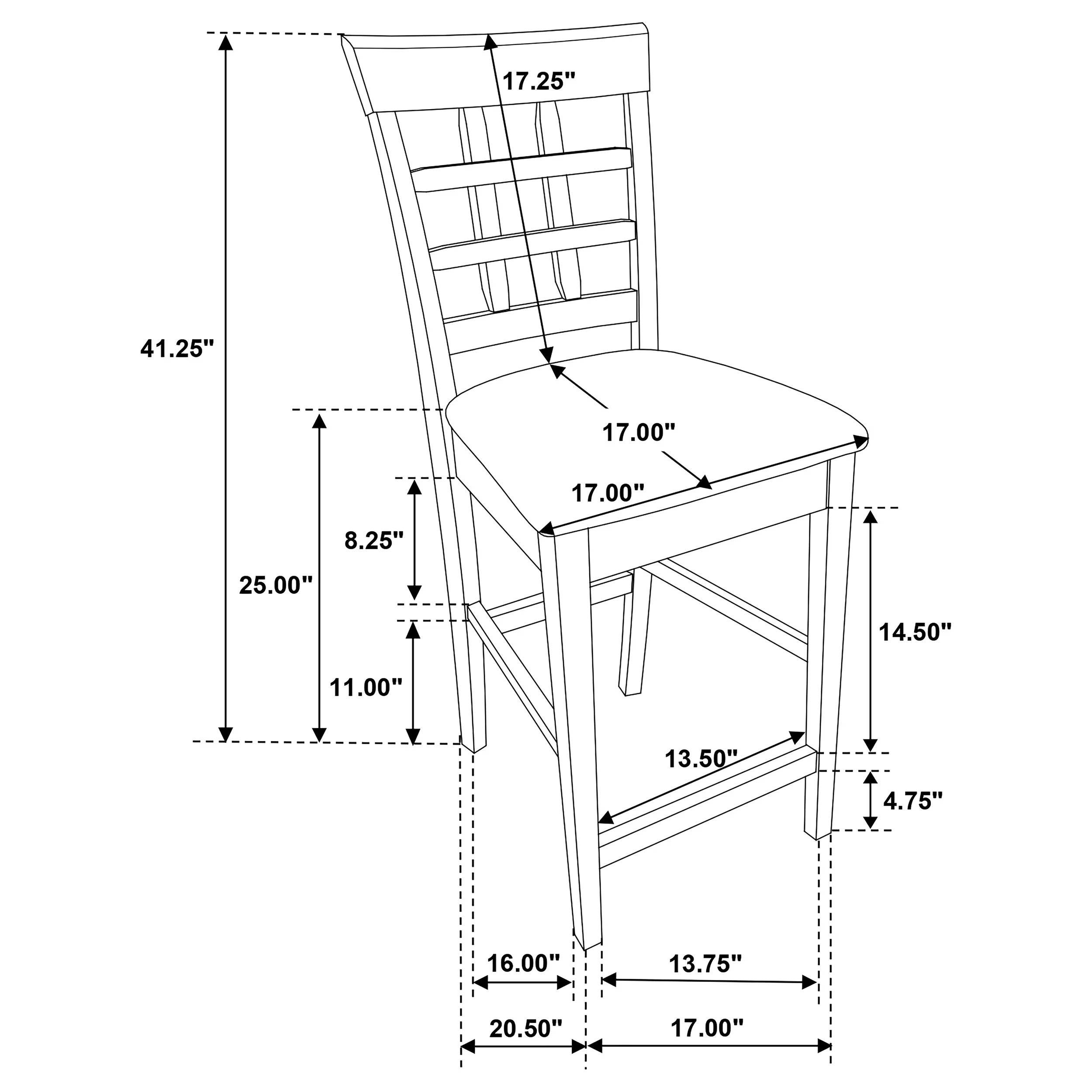Gabriel Counter Chair - Image 11