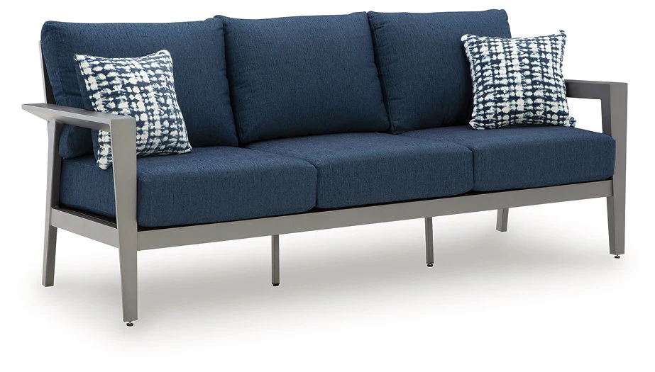 Gali Outdoor Sofa/Chairs/Table Set (Set of 4) - Image 5