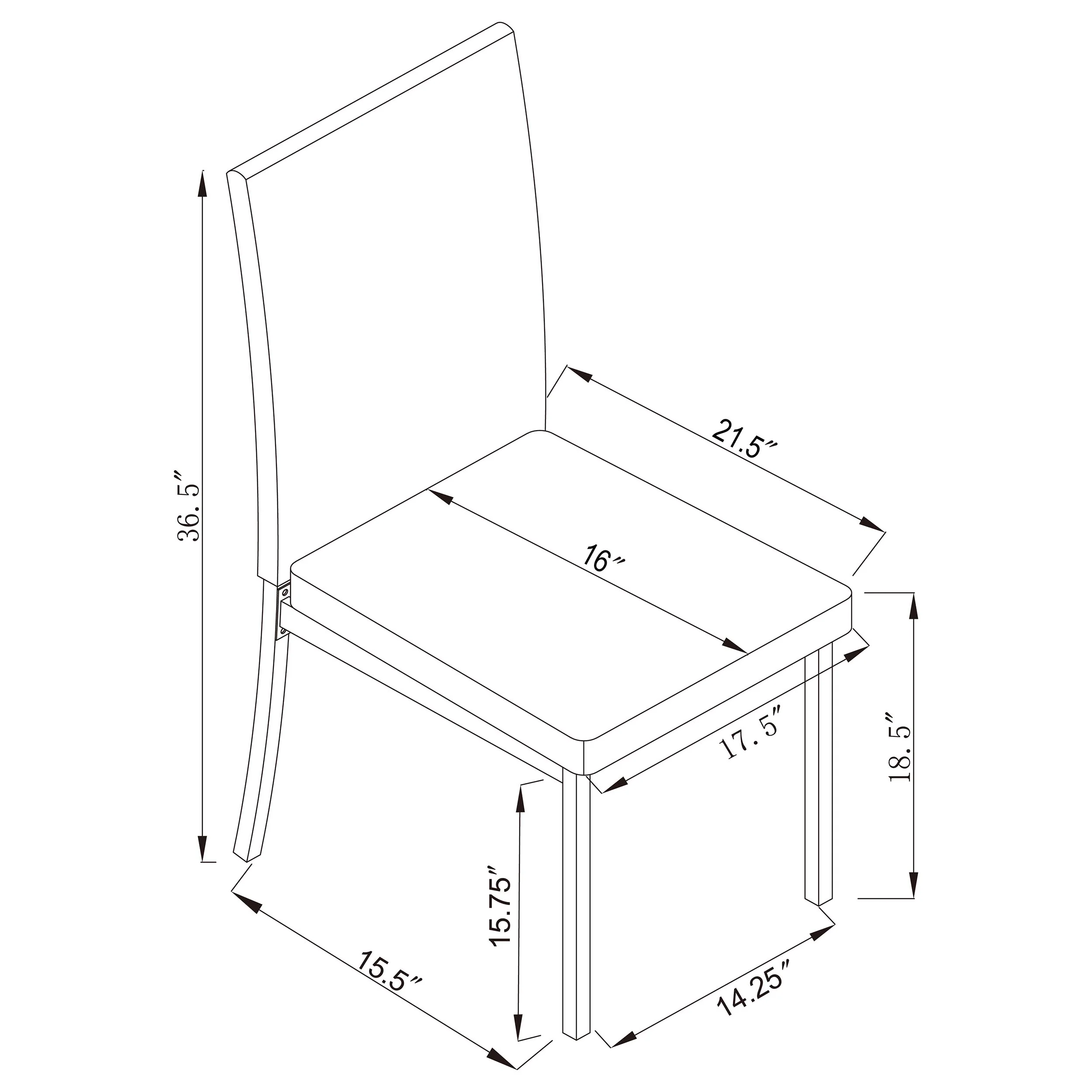 Garza Dining Side Chair - Image 6