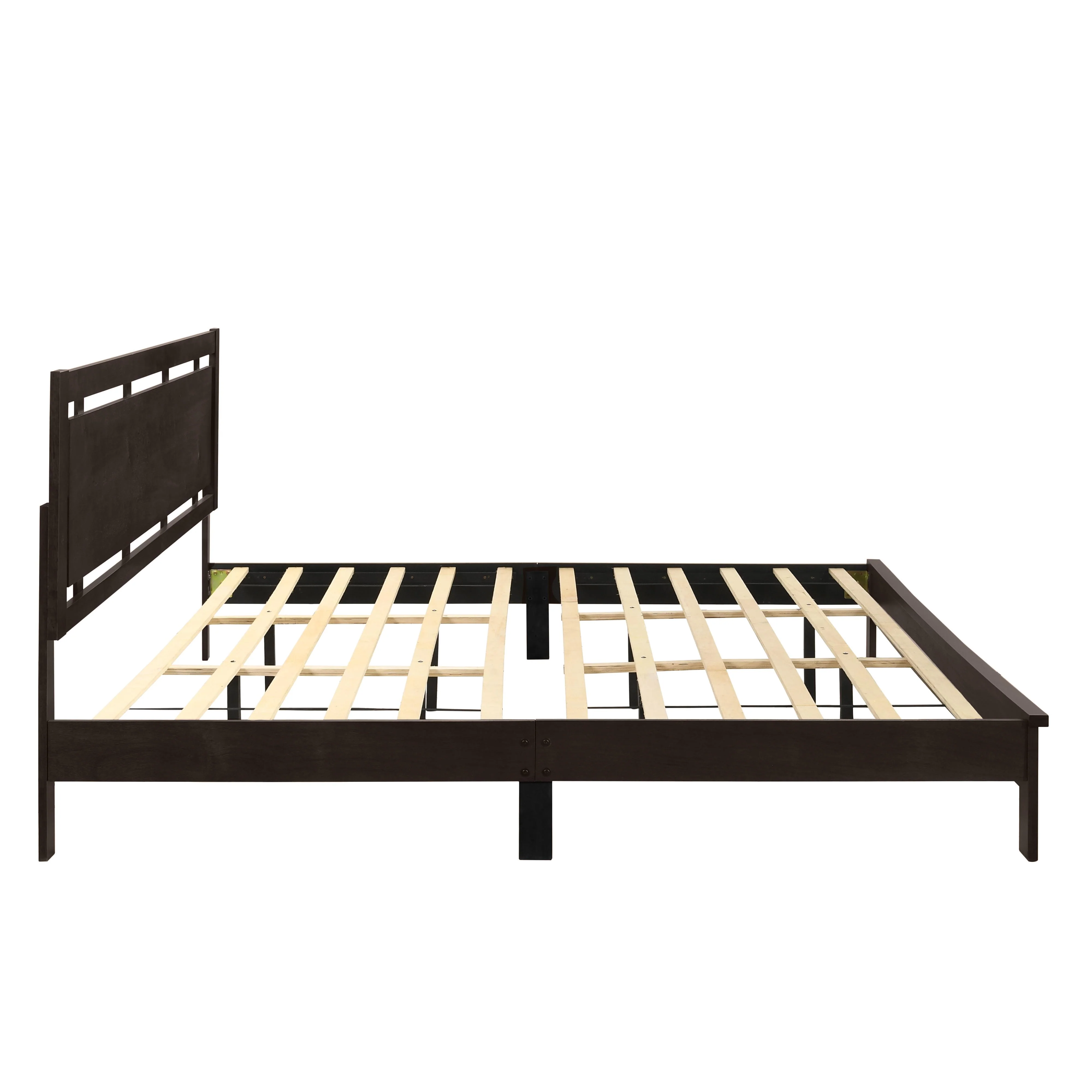 GEMINI Queen Q PANEL BED-HB/FB/RAILS-MERLOT - Image 3
