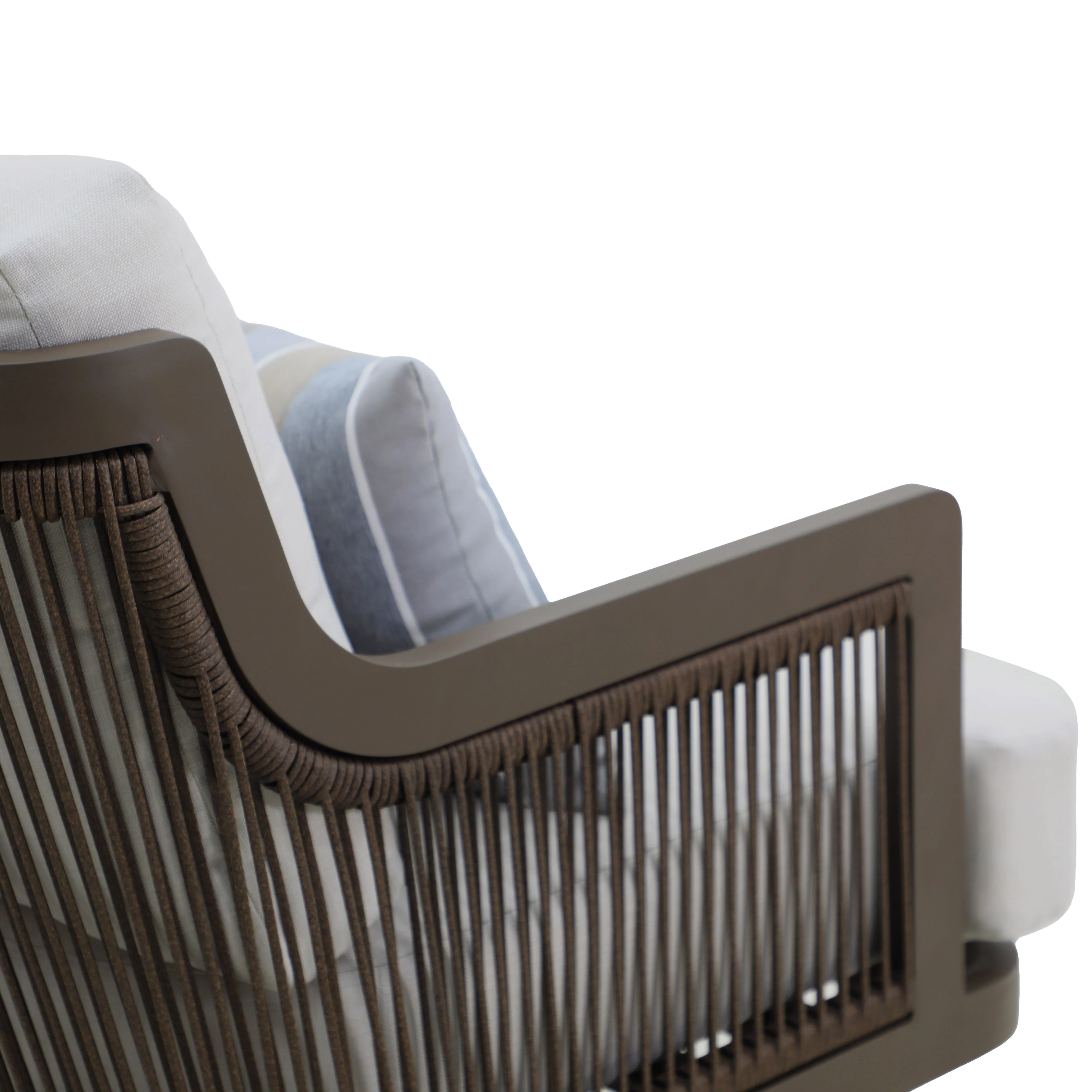 Genova Patio Swivel Club Chair W/Accent Pillow (2 Per Carton) - Image 7