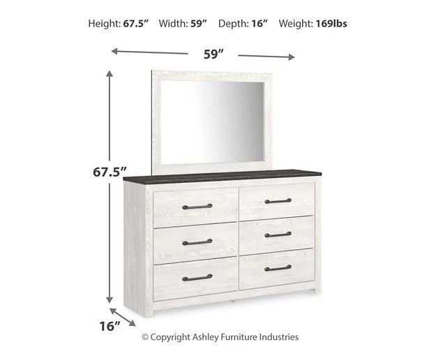 Gerridan Dresser and Mirror - Image 2