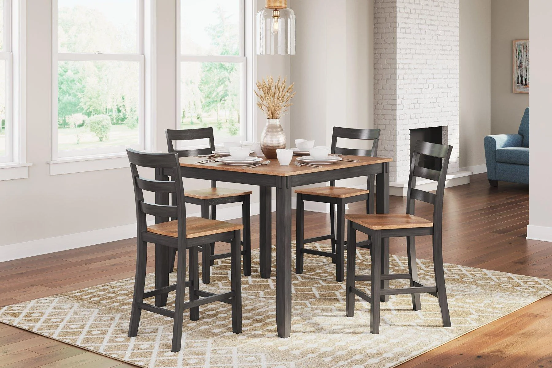 Gesthaven Counter Height Dining Table and 4 Barstools (Set of 5) - Image 2