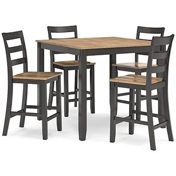 Gesthaven Counter Height Dining Table and 4 Barstools (Set of 5) - Image 3
