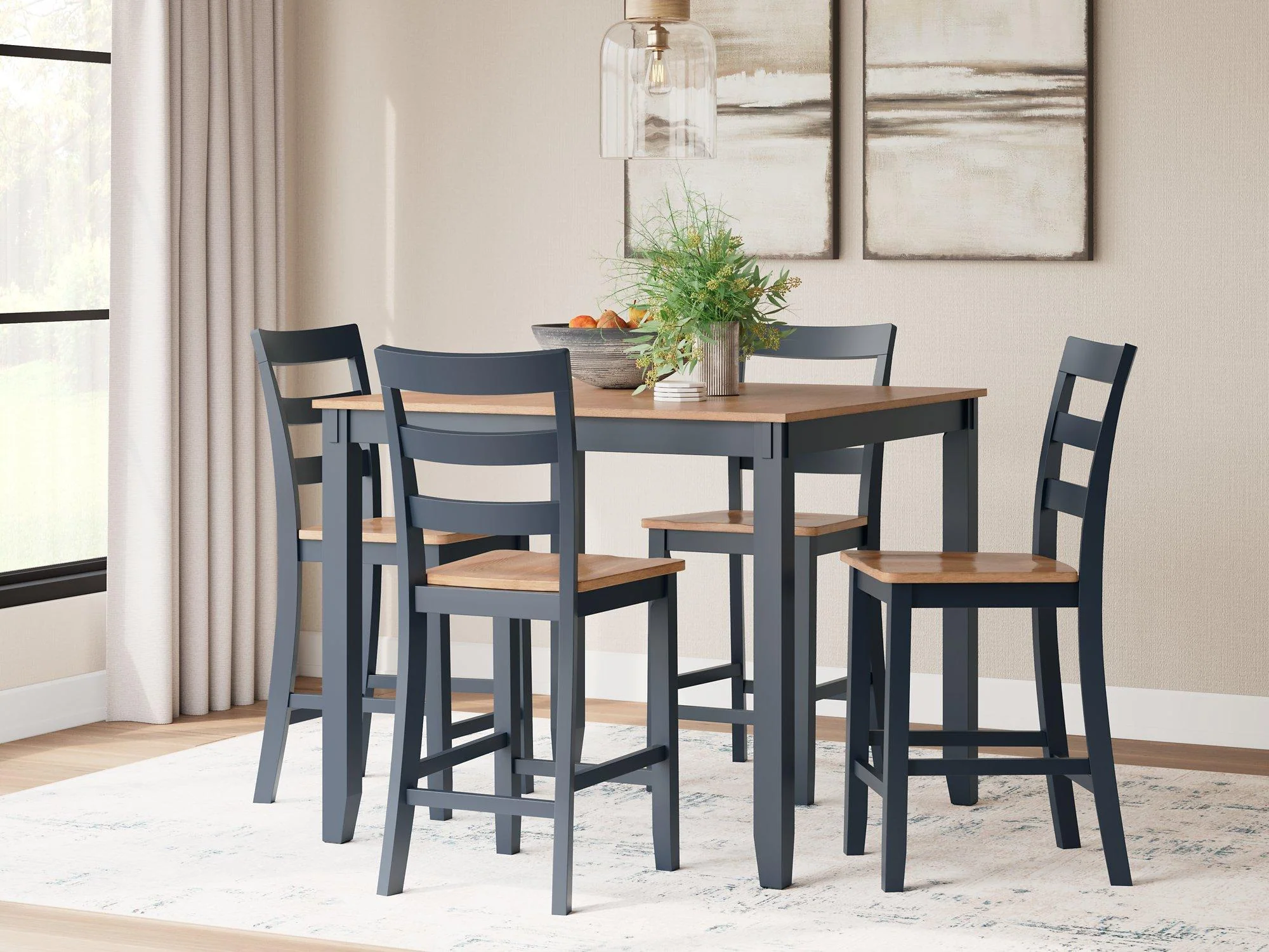 Gesthaven Counter Height Dining Table and 4 Barstools (Set of 5) - Image 8